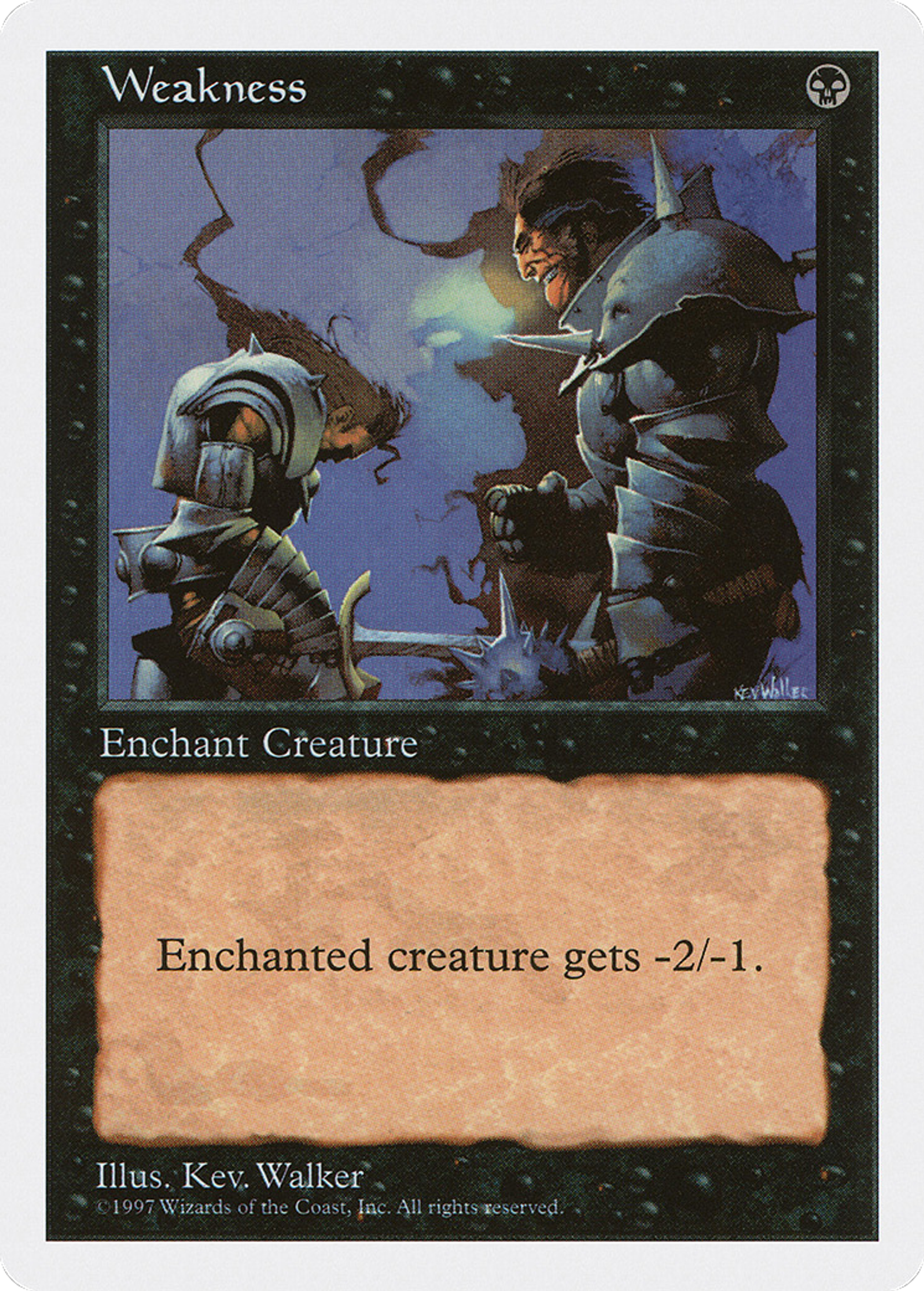 Weakness — Fifth Edition — Magic: The Gathering