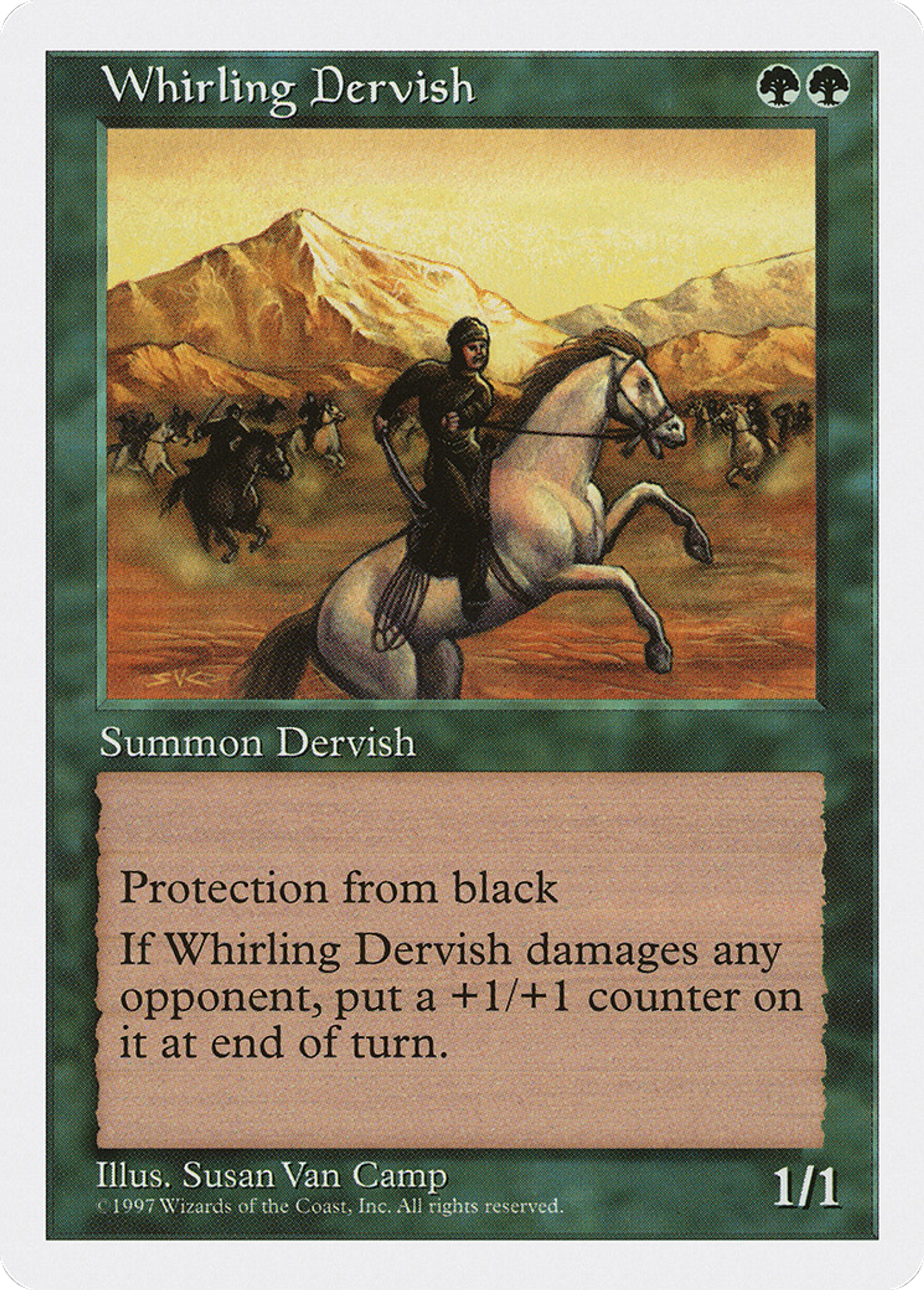 Whirling Dervish — Fifth Edition — Magic: The Gathering