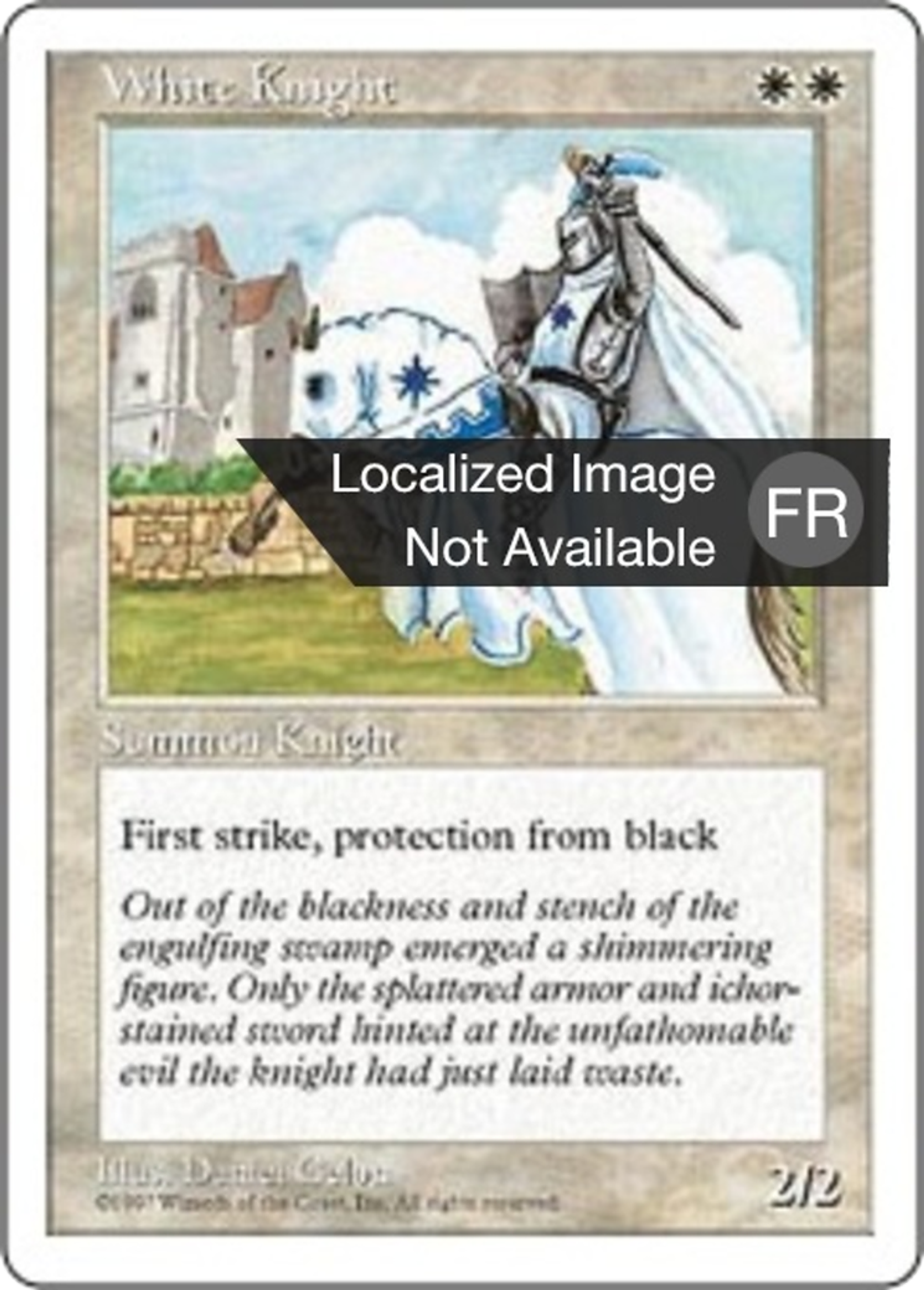 Chevalier blanc — Fifth Edition — Magic: The Gathering