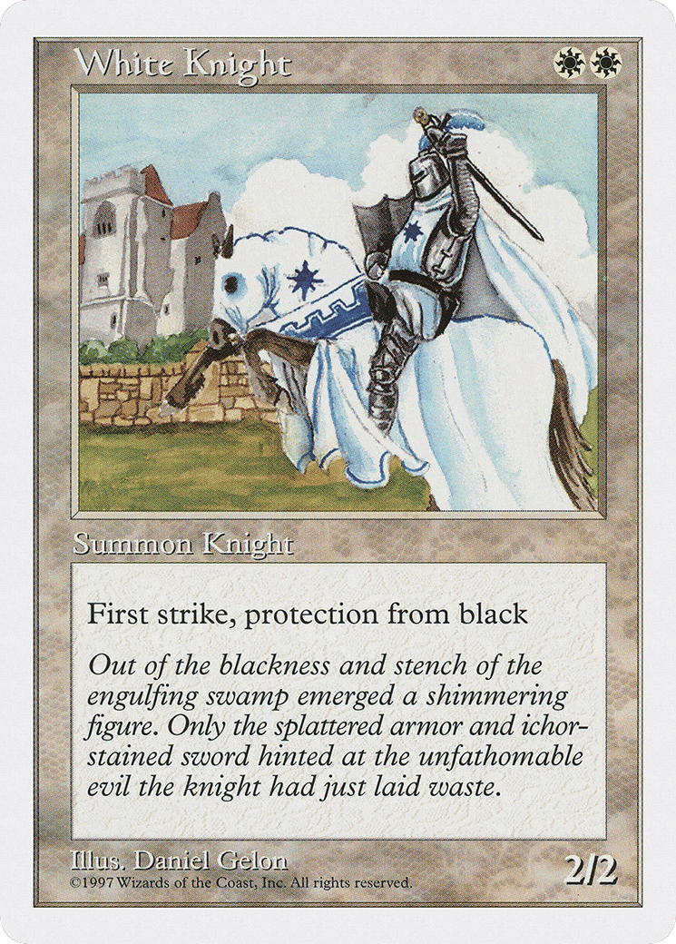 White Knight — Fifth Edition — Magic: The Gathering