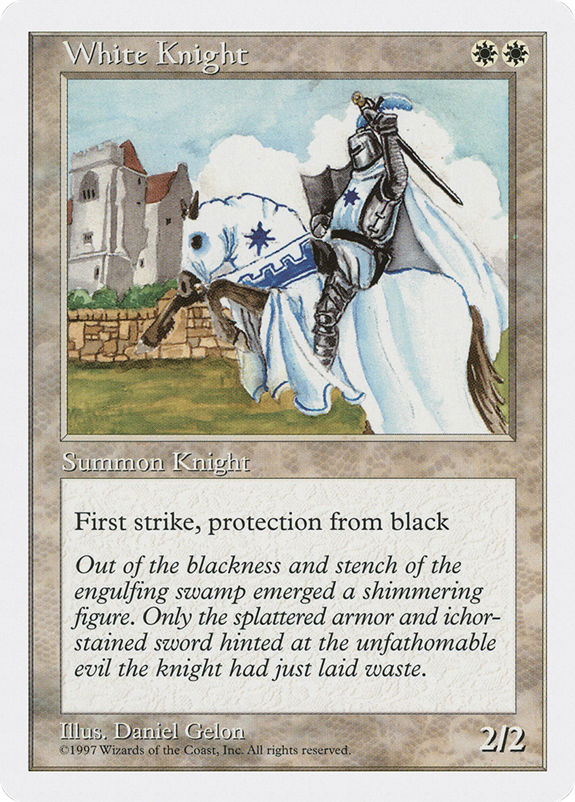 White Knight — Fifth Edition — Magic: The Gathering