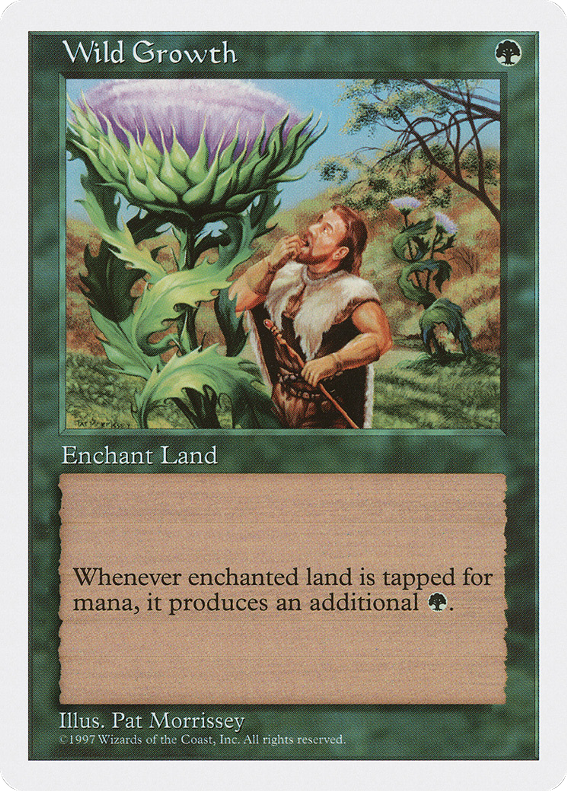 Wild Growth — Fifth Edition — Magic: The Gathering