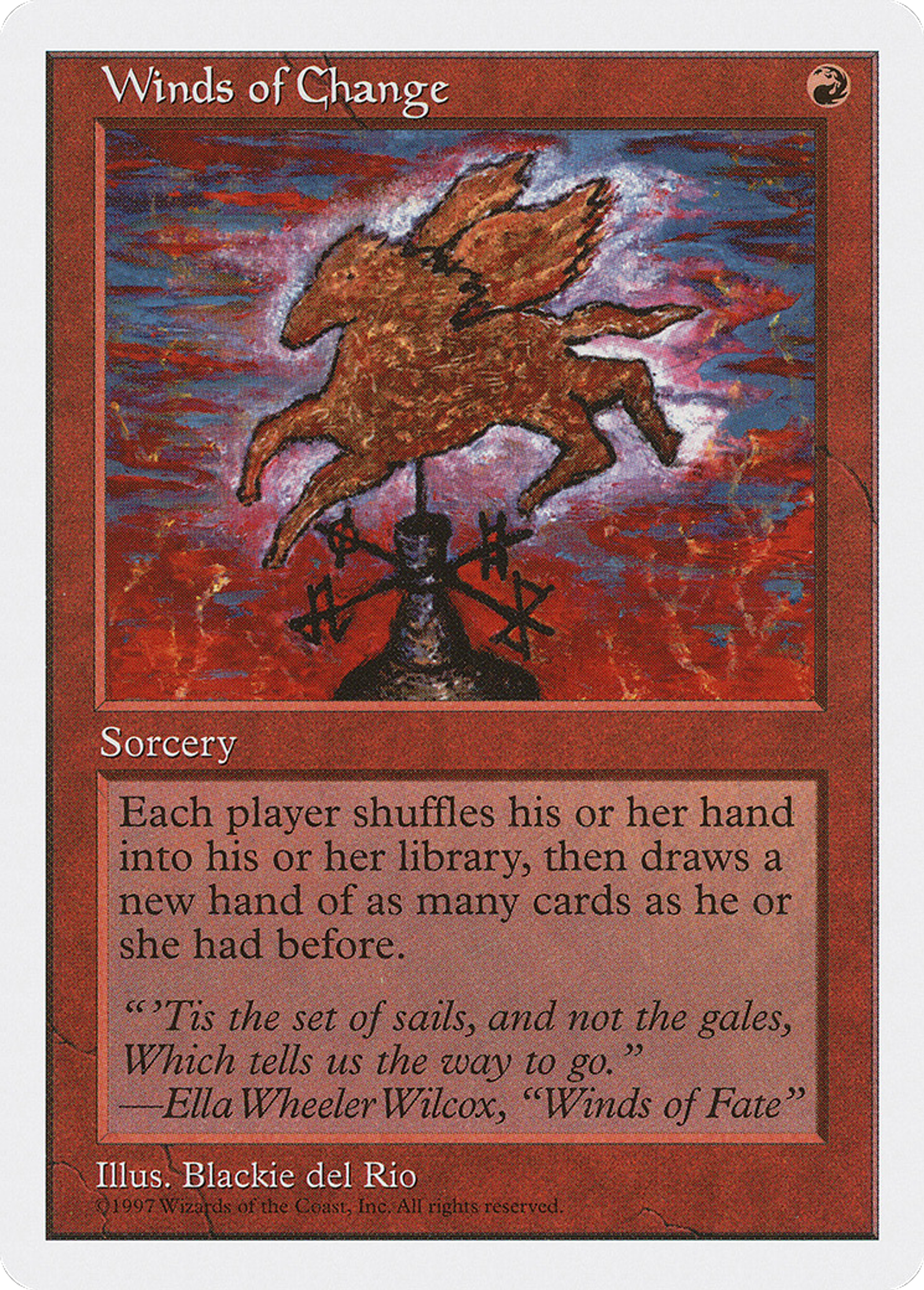 Winds of Change — Fifth Edition — Magic: The Gathering