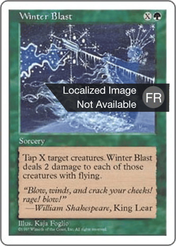 Rafale hivernale — Fifth Edition — Magic: The Gathering