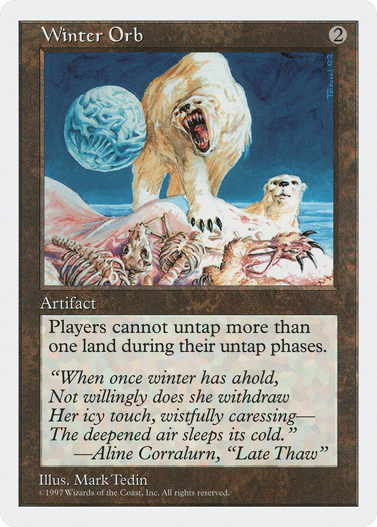 Winter Orb — Fifth Edition — Magic: The Gathering