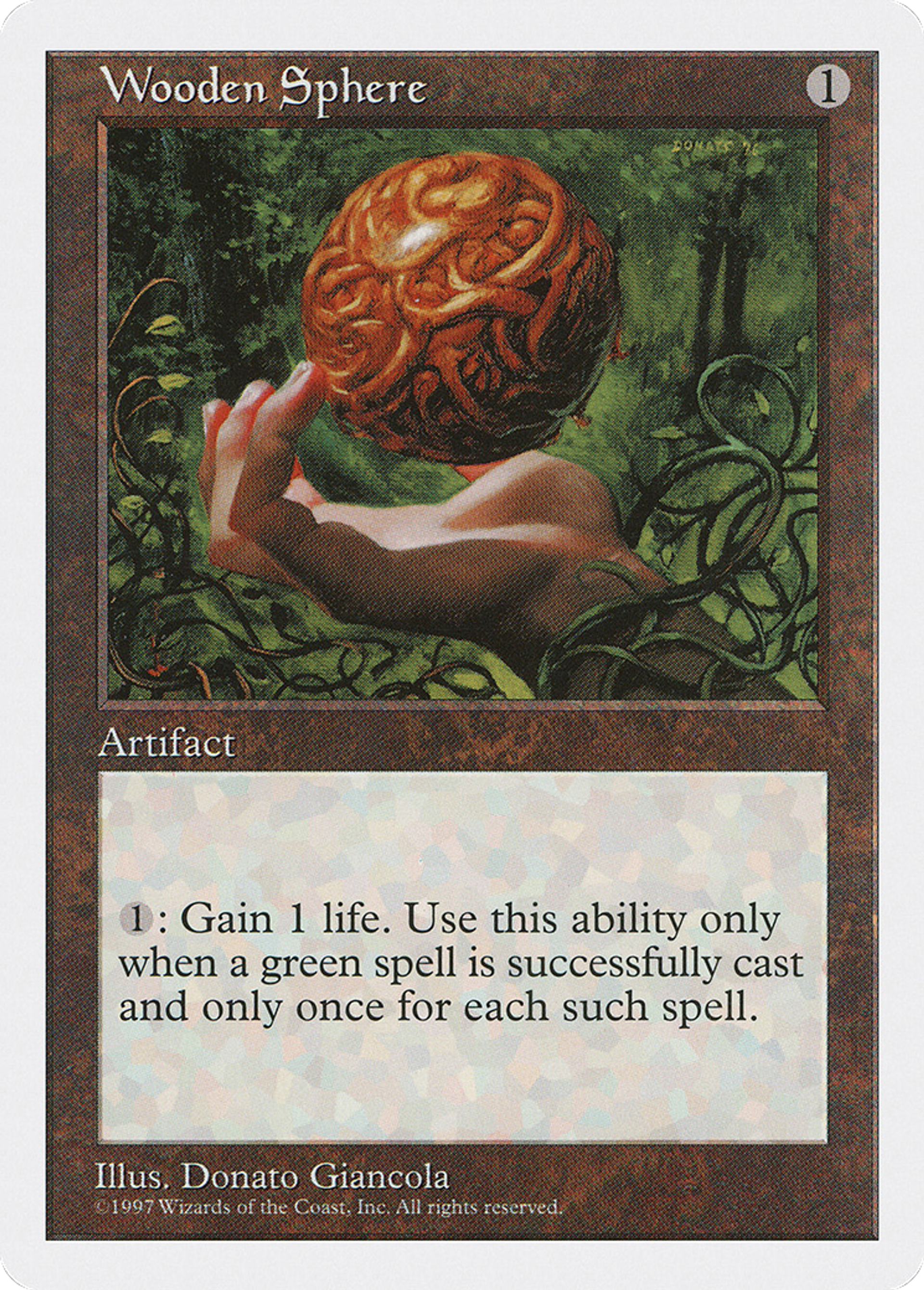 Wooden Sphere — Fifth Edition — Magic: The Gathering