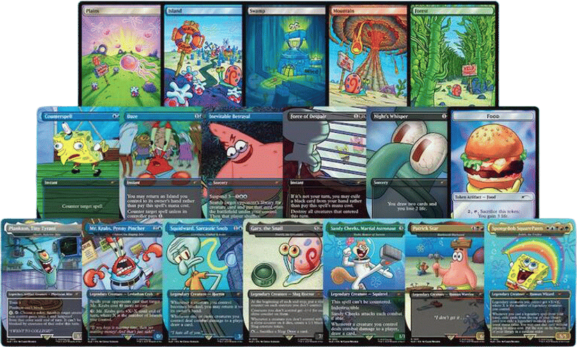 Secret Lair Bundle Spongebob Squarepants from Secret Lair Drop - Magic: The Gathering