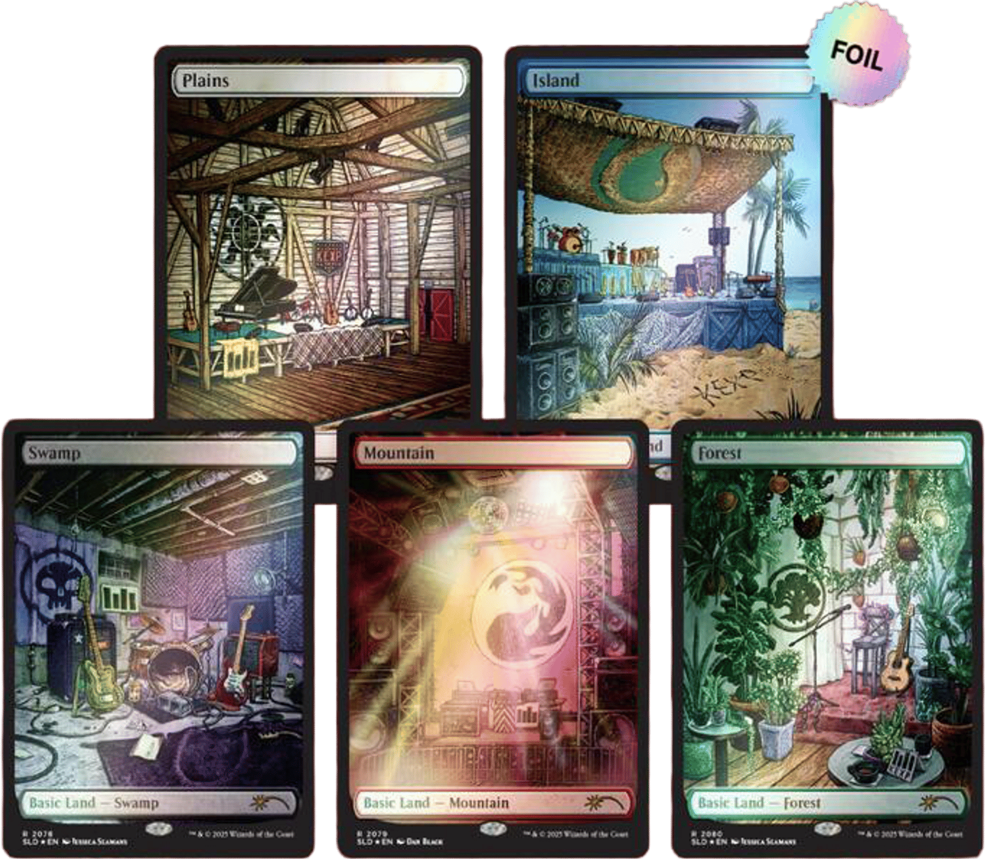 Secret Lair Drop Secret Lair x KEXP Where the Music Matters Rainbow Foil from Secret Lair Drop - Magic: The Gathering