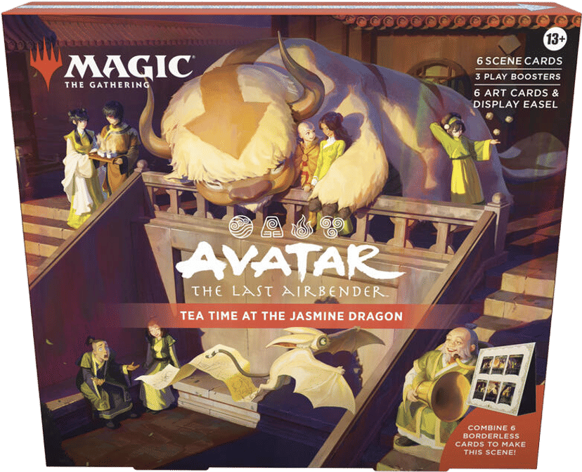 Scene Box Avatar The Last Airbender Tea Time at the Jasmine Dragon from Avatar: The Last Airbender - Magic: The Gathering
