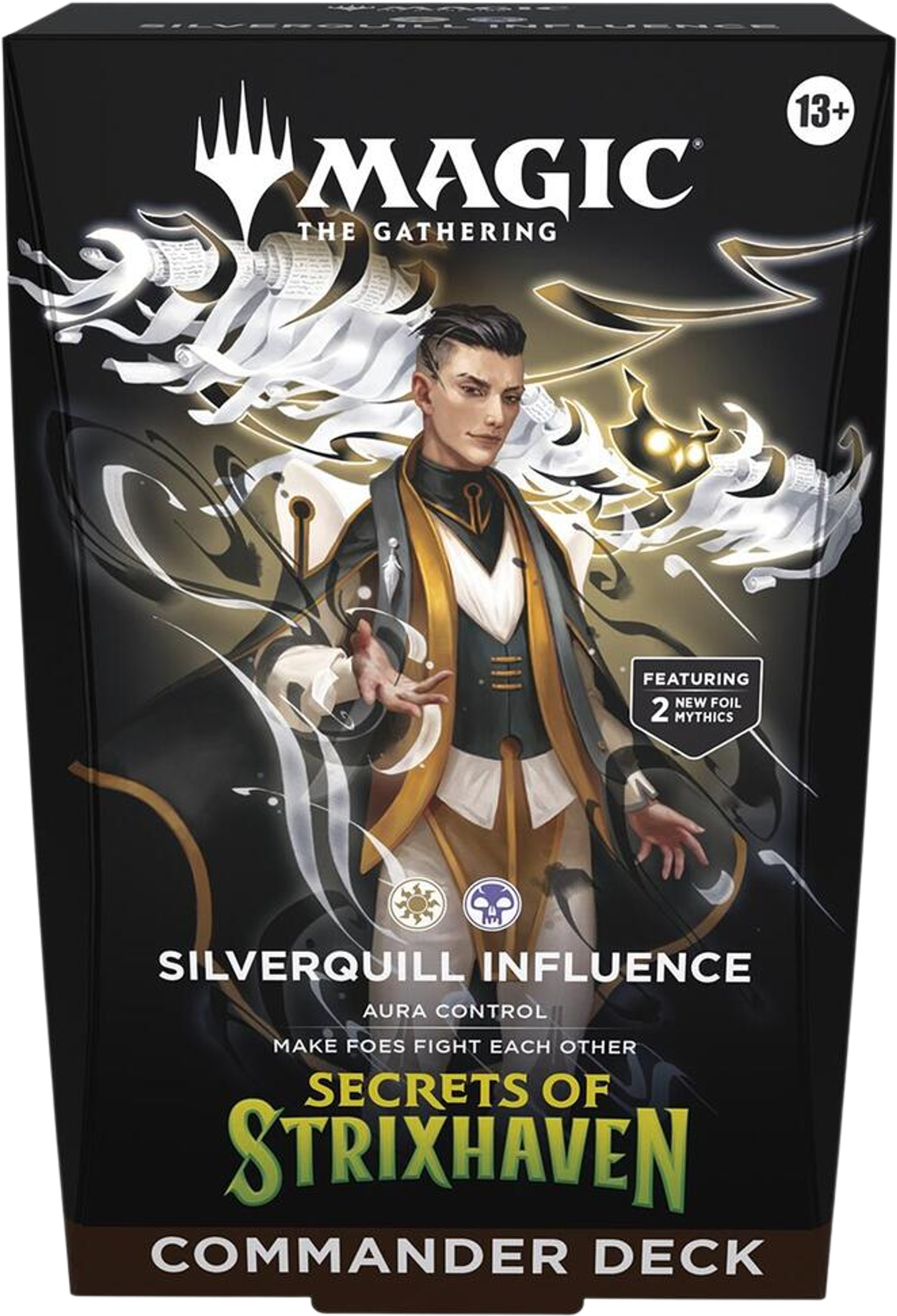 Product image for Secret of Strixhaven Commander Deck - Silverquill Influence