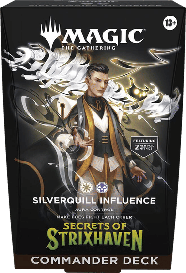 Product image for Secret of Strixhaven Commander Deck - Silverquill Influence