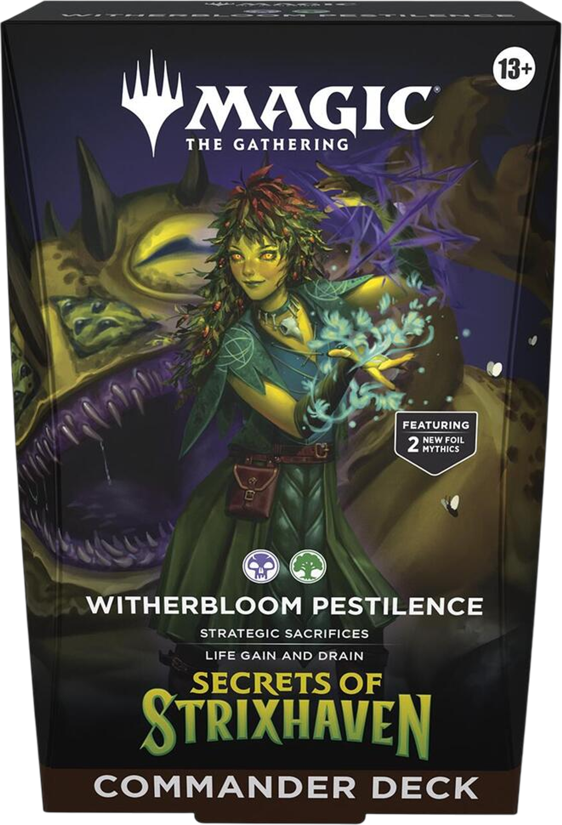 Product image for Secret of Strixhaven Commander Deck - Witherbloom Pestilence