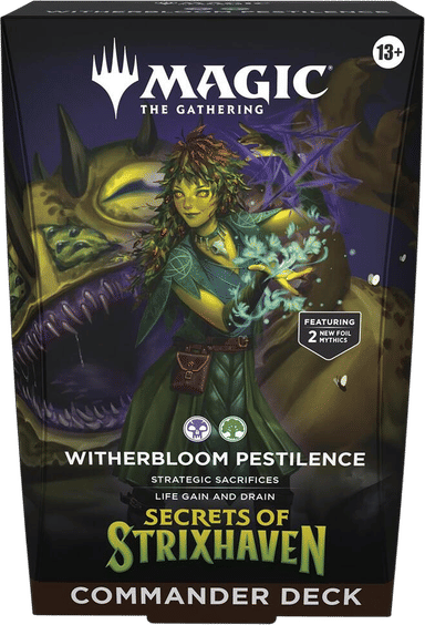 Product image for Secret of Strixhaven Commander Deck - Witherbloom Pestilence