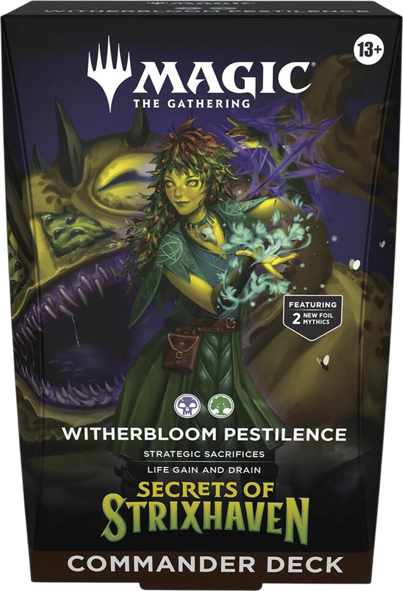 Secret of Strixhaven Commander Deck - Witherbloom Pestilence from Secrets of Strixhaven Commander - Magic: The Gathering