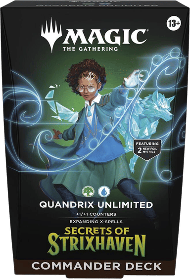 Product image for Secret of Strixhaven Commander Deck - Quandrix Unlimited