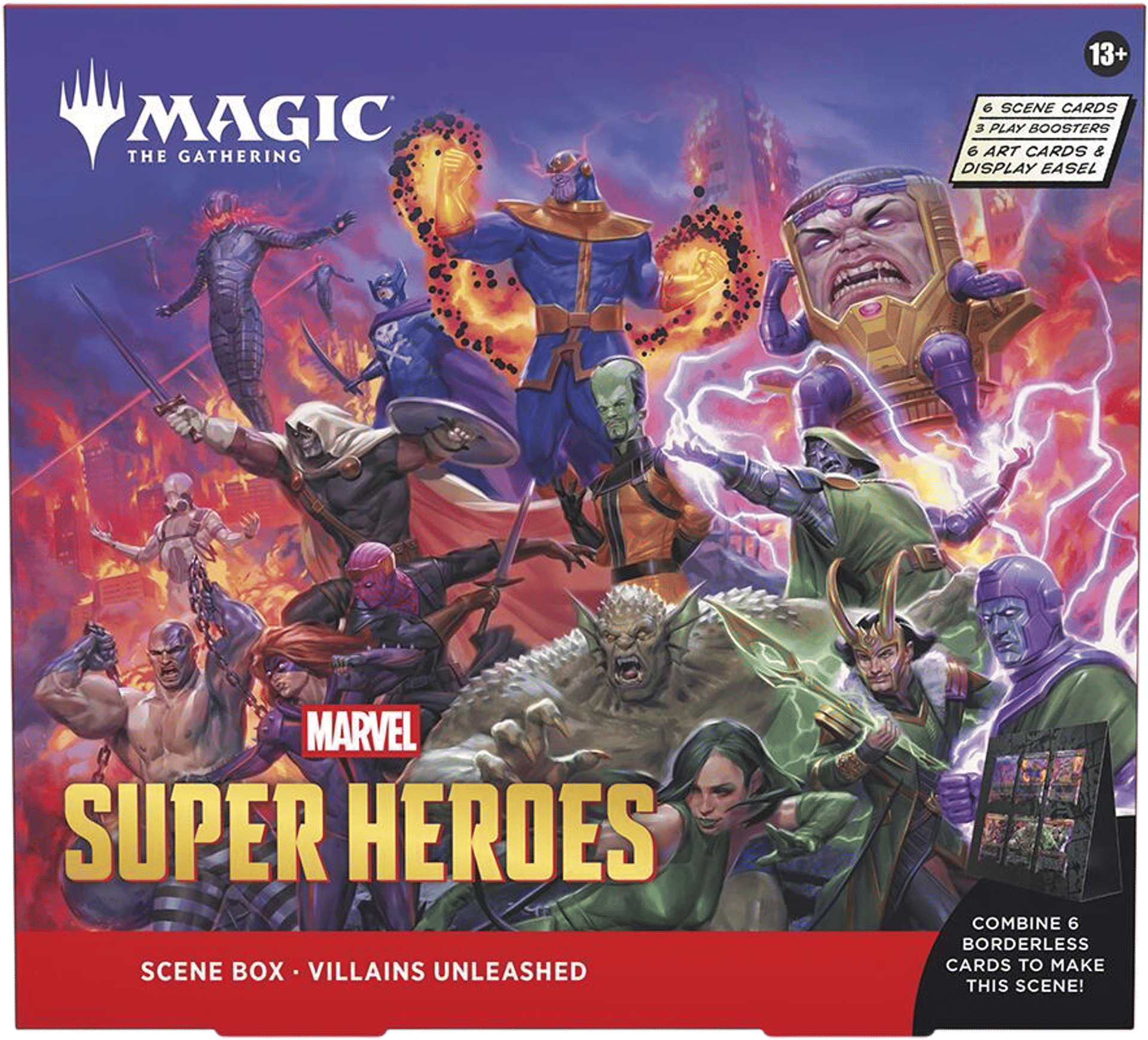 Product image for Marvel Super Heroes Vilains Unleashed Scene Box