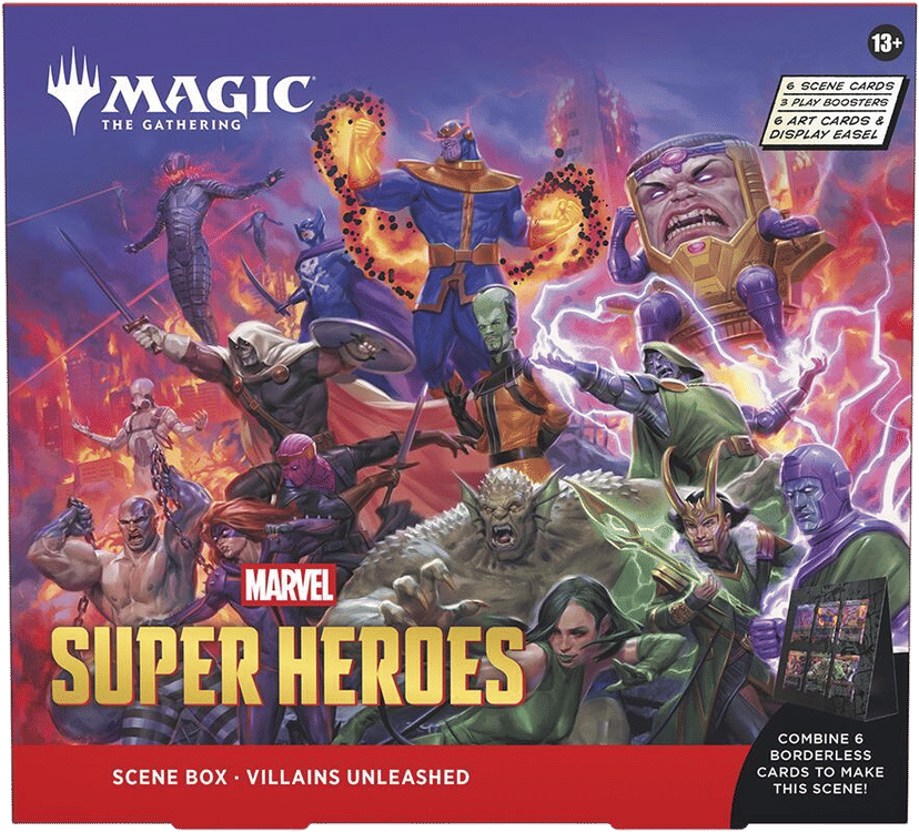 Marvel Super Heroes Vilains Unleashed Scene Box from Marvel Super Heroes - Magic: The Gathering