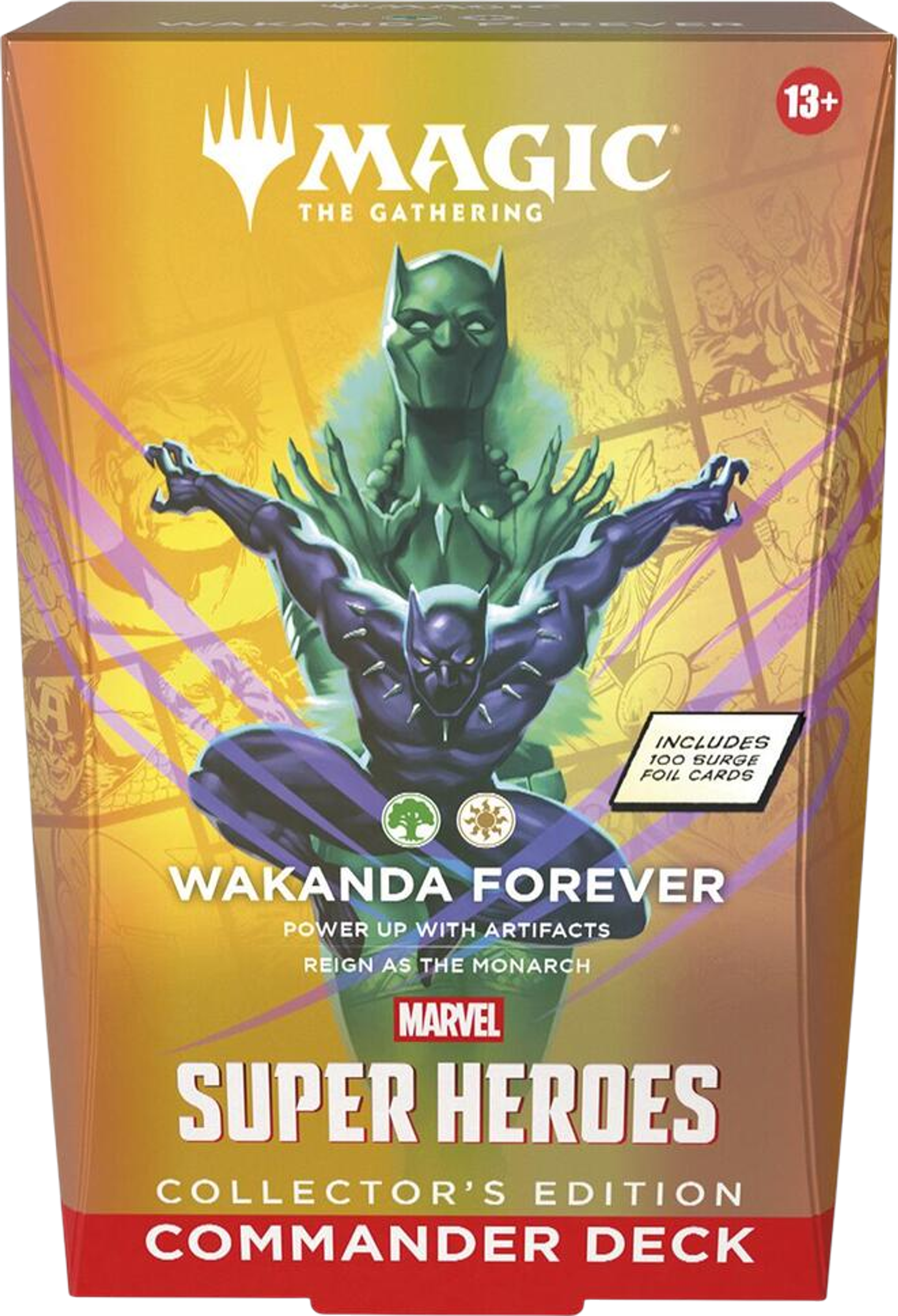 Product image for Marvel Super Heroes Commander deck : Wakanda Forever - collector edition