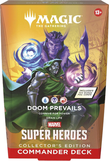 Product image for Marvel Super Heroes Commander deck : Doom Prevails - collector edition