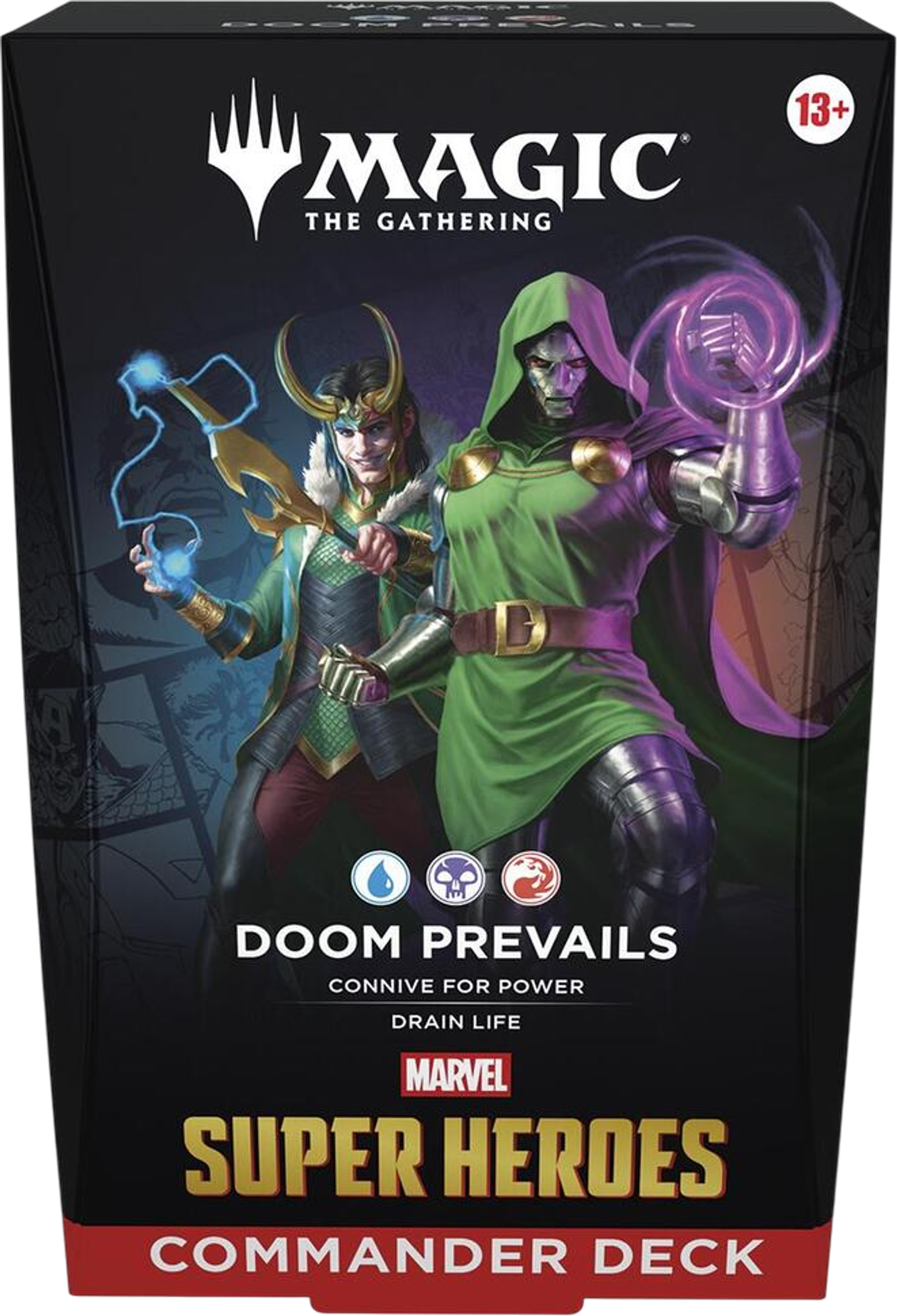 Product image for Marvel Super Heroes Commander deck : Doom Prevails