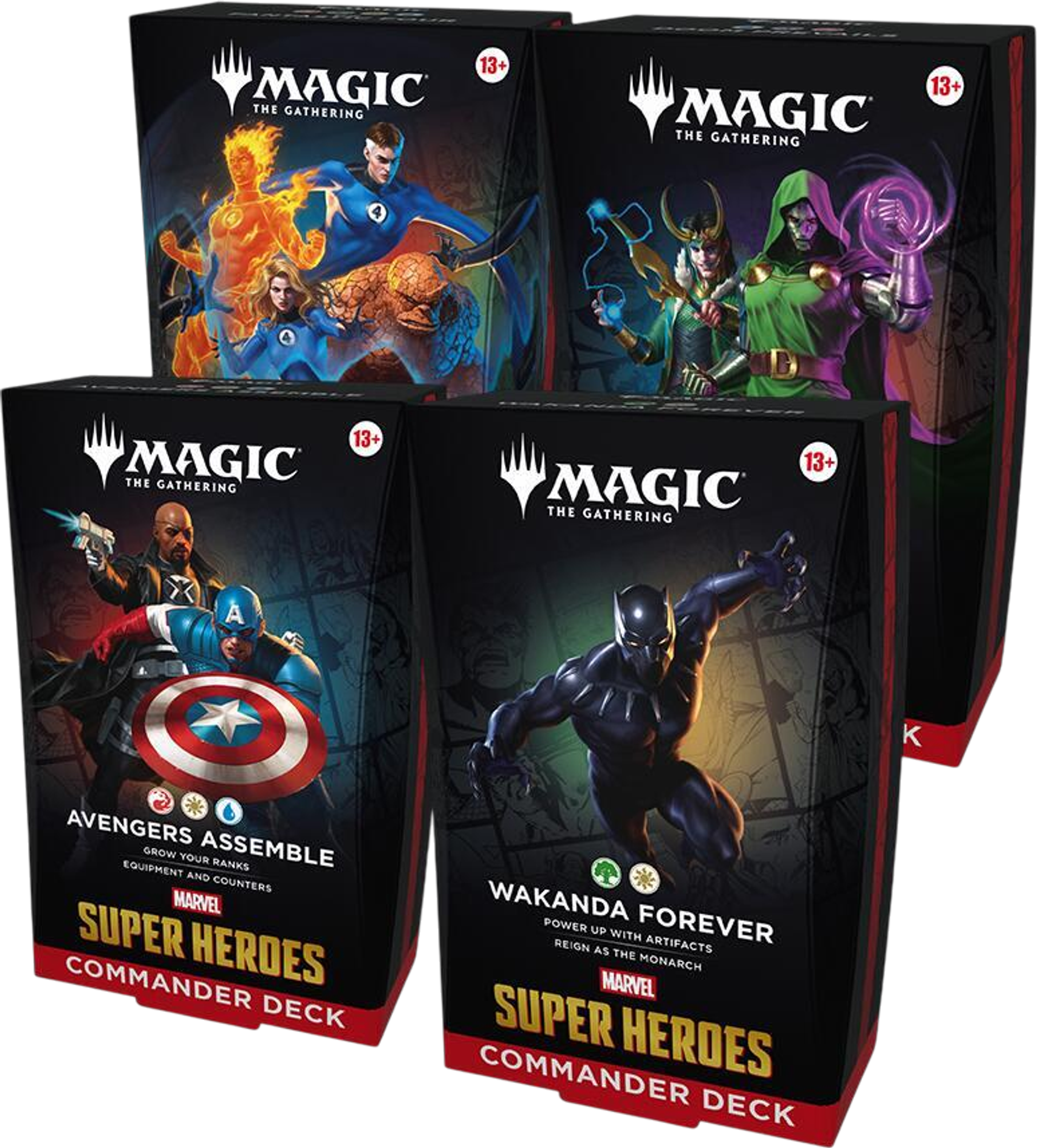 Product image for Marvel Super Heroes Commander deck set