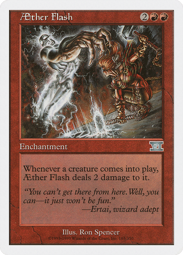 Aether Flash — Classic Sixth Edition — Magic: The Gathering
