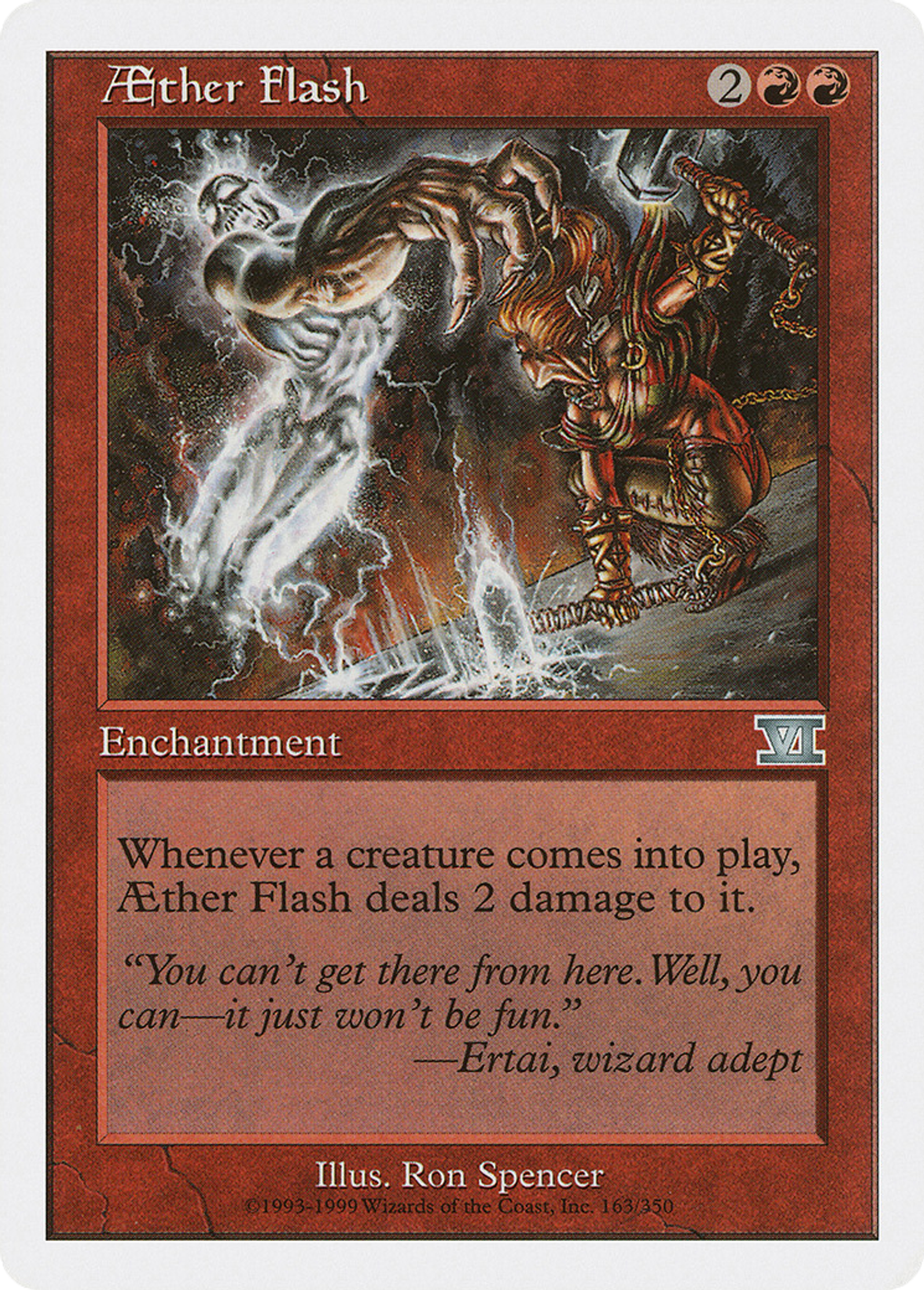 Aether Flash — Classic Sixth Edition — Magic: The Gathering