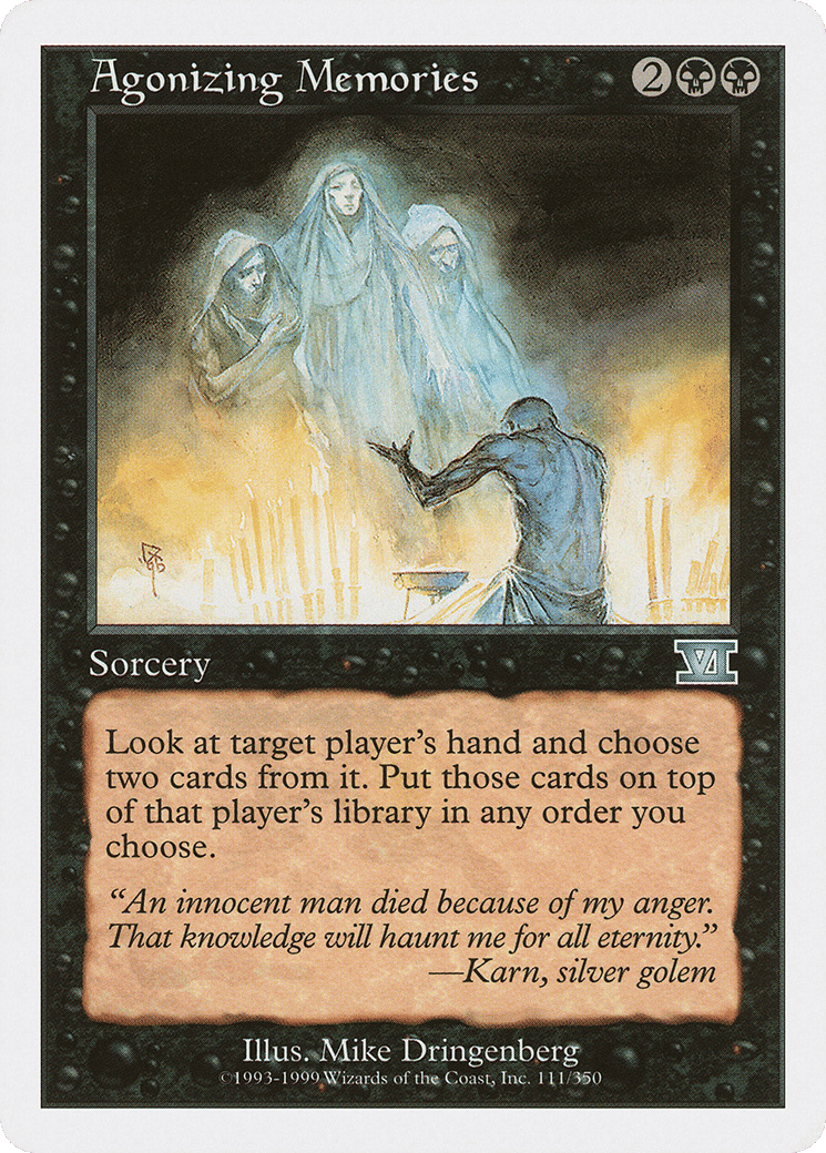 Agonizing Memories — Classic Sixth Edition — Magic: The Gathering