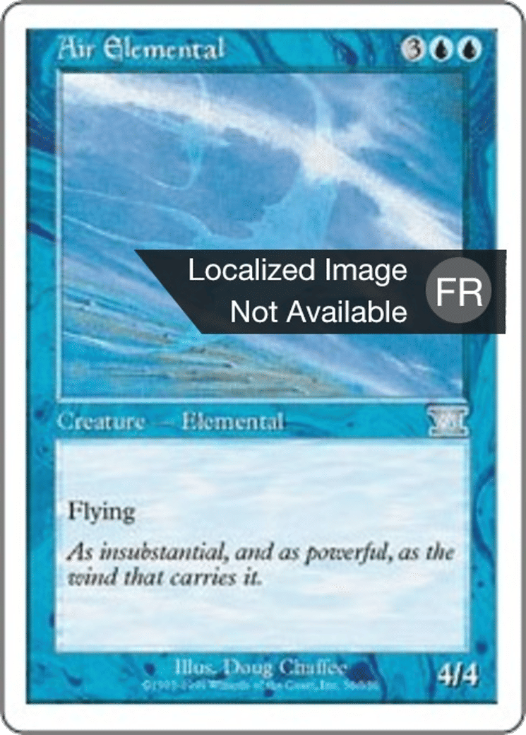 Élémental d'air — Classic Sixth Edition — Magic: The Gathering