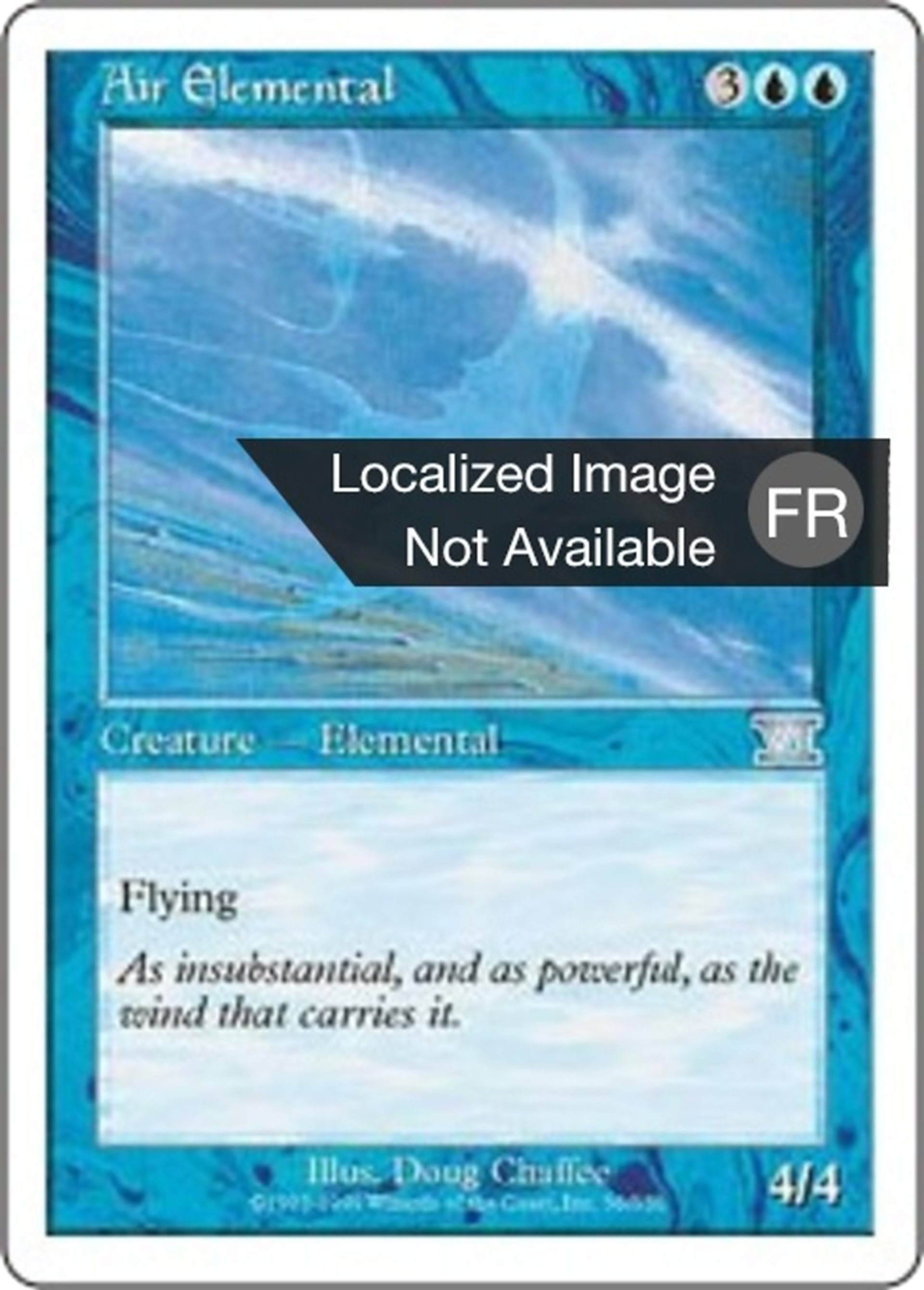Élémental d'air — Classic Sixth Edition — Magic: The Gathering