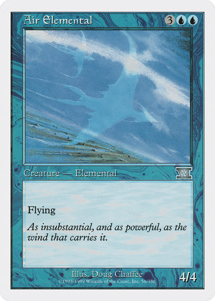 Air Elemental — Classic Sixth Edition — Magic: The Gathering
