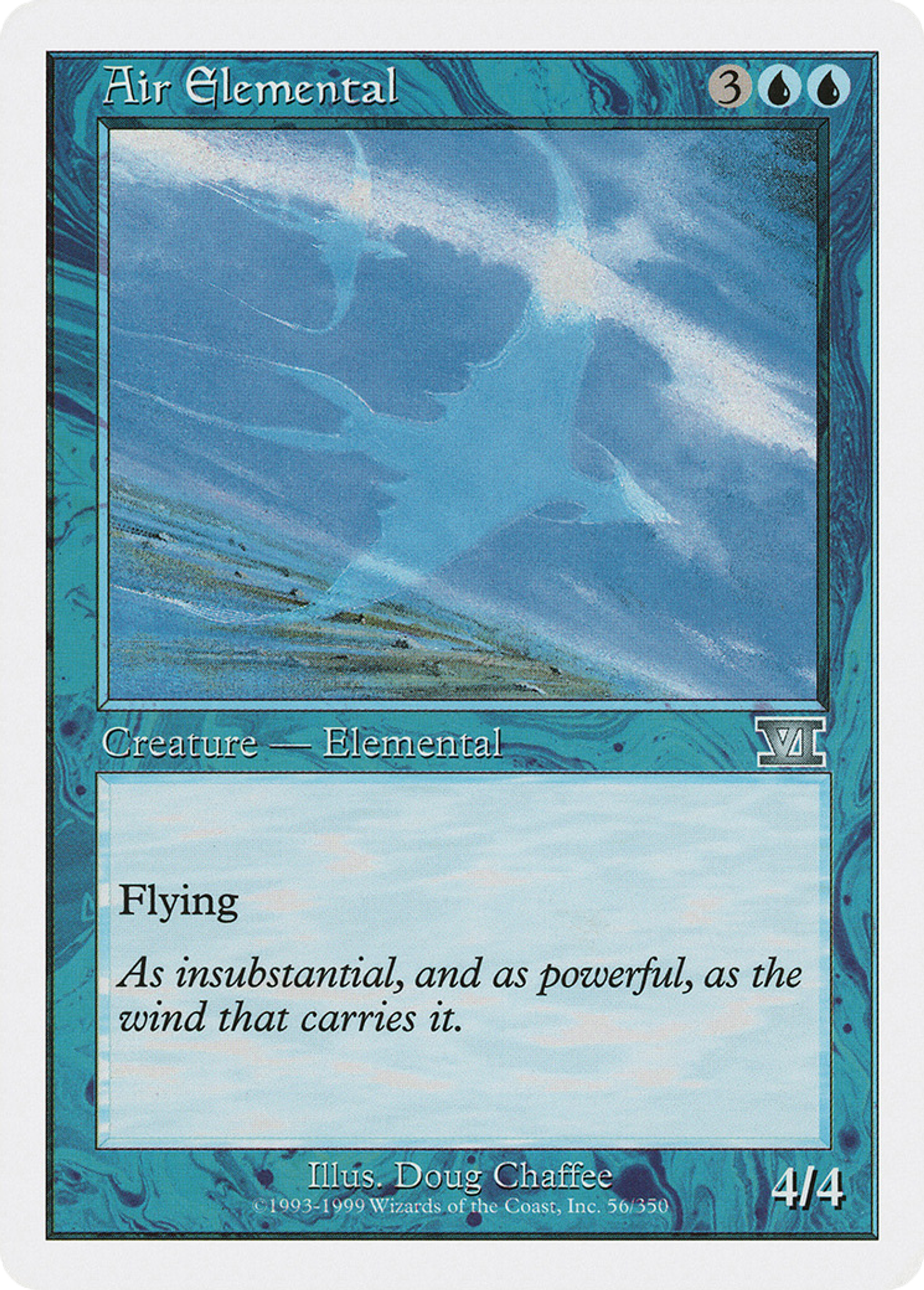 Air Elemental — Classic Sixth Edition — Magic: The Gathering