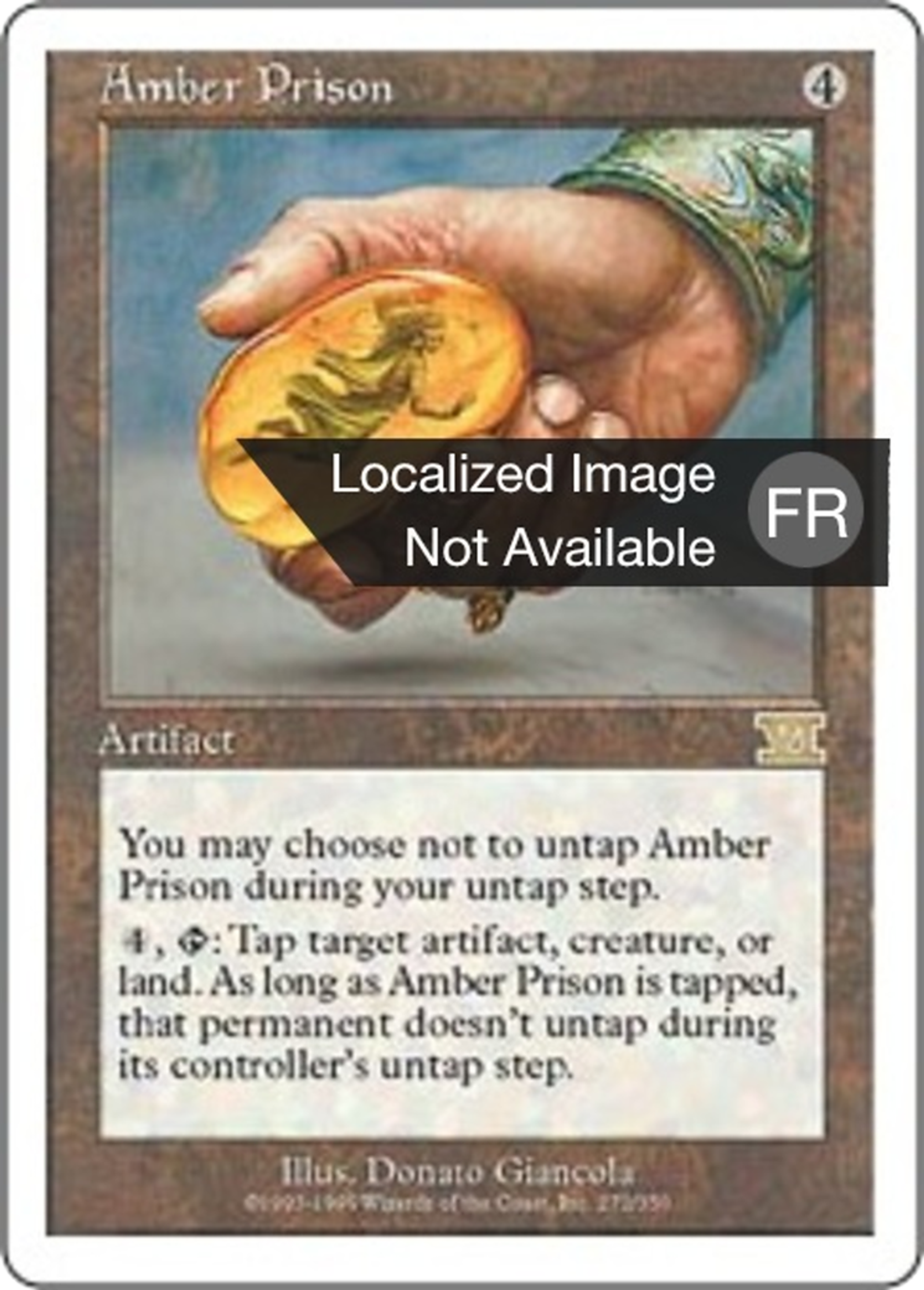 Prison d'ambre — Classic Sixth Edition — Magic: The Gathering