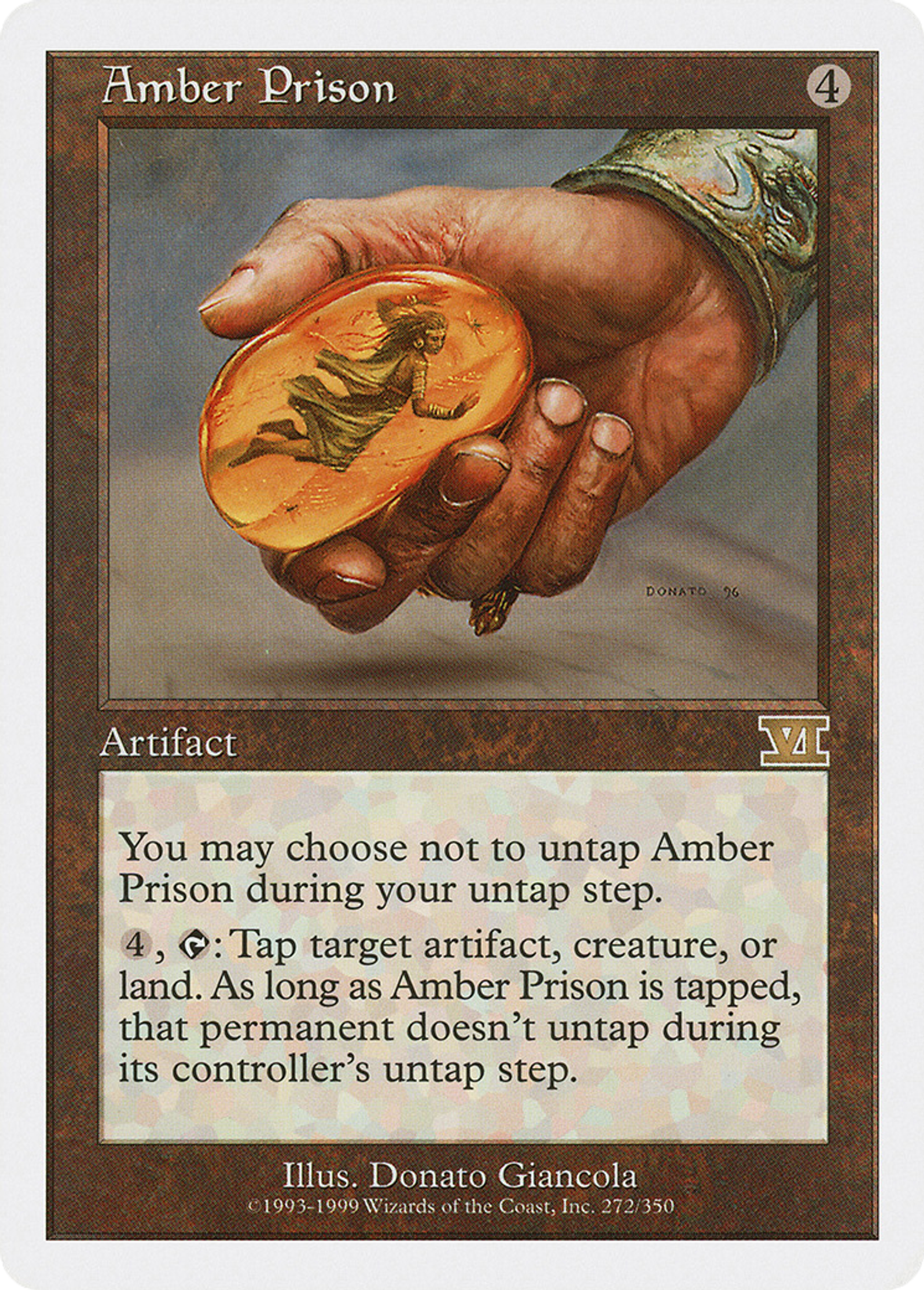 Amber Prison — Classic Sixth Edition — Magic: The Gathering