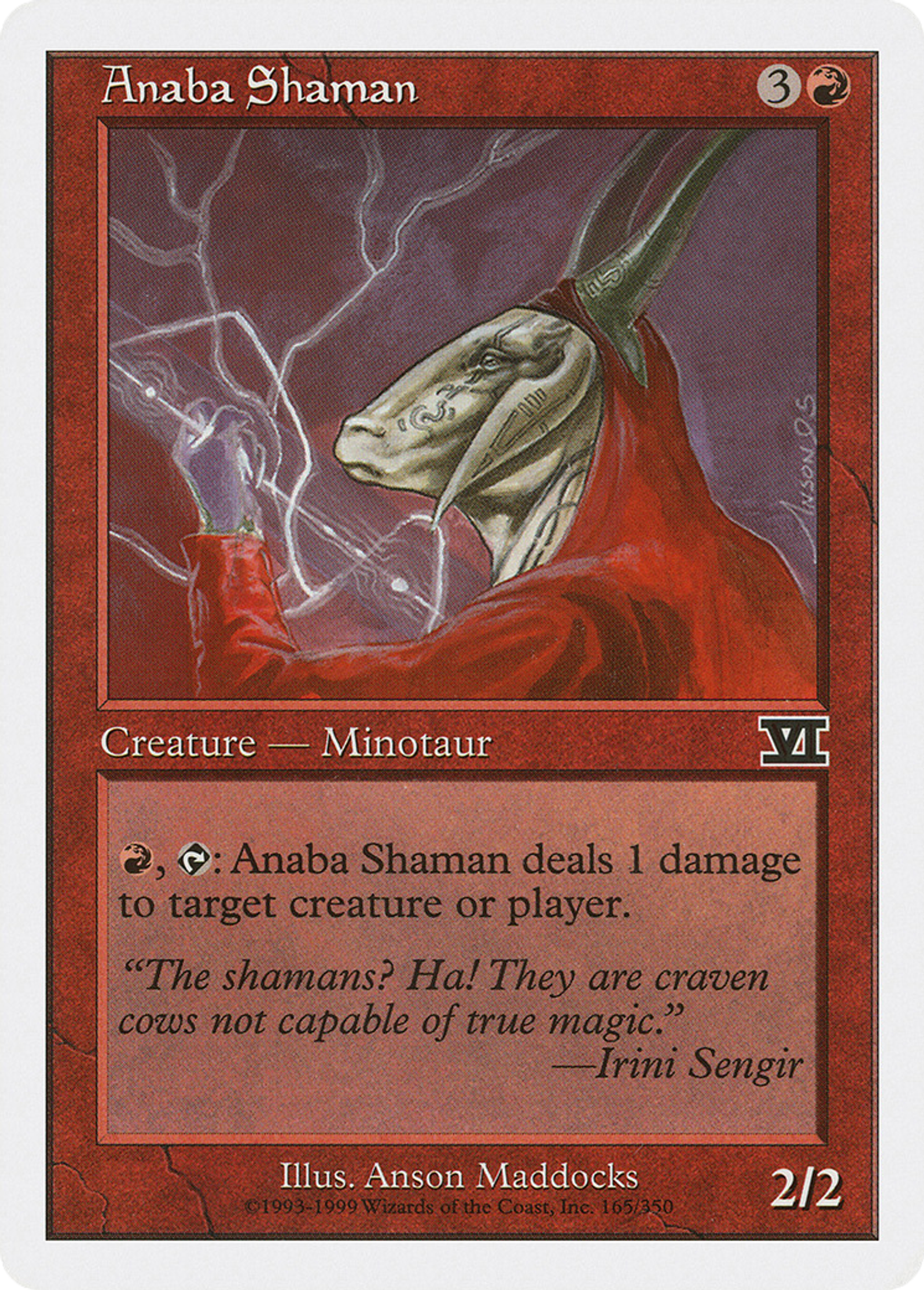 Anaba Shaman — Classic Sixth Edition — Magic: The Gathering