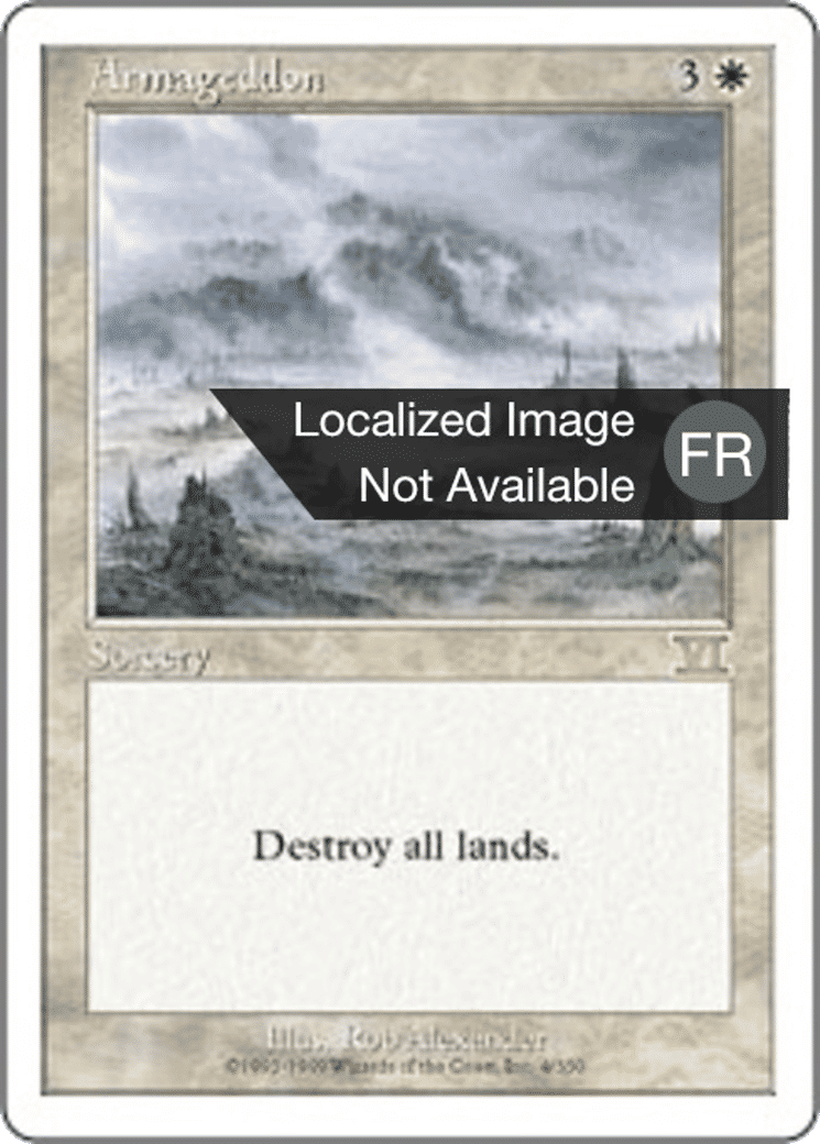 Armaguedon — Classic Sixth Edition — Magic: The Gathering