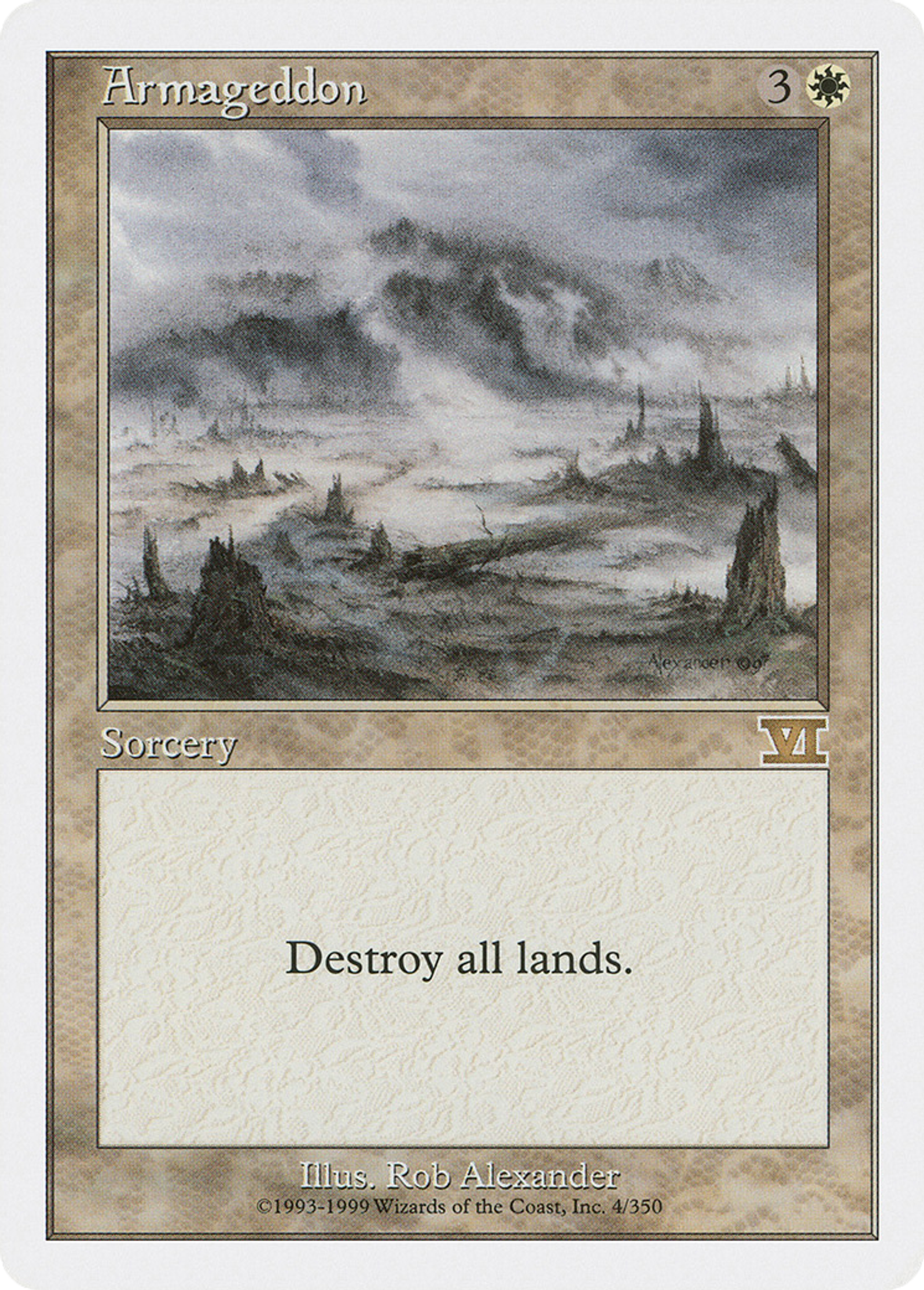 Armageddon — Classic Sixth Edition — Magic: The Gathering