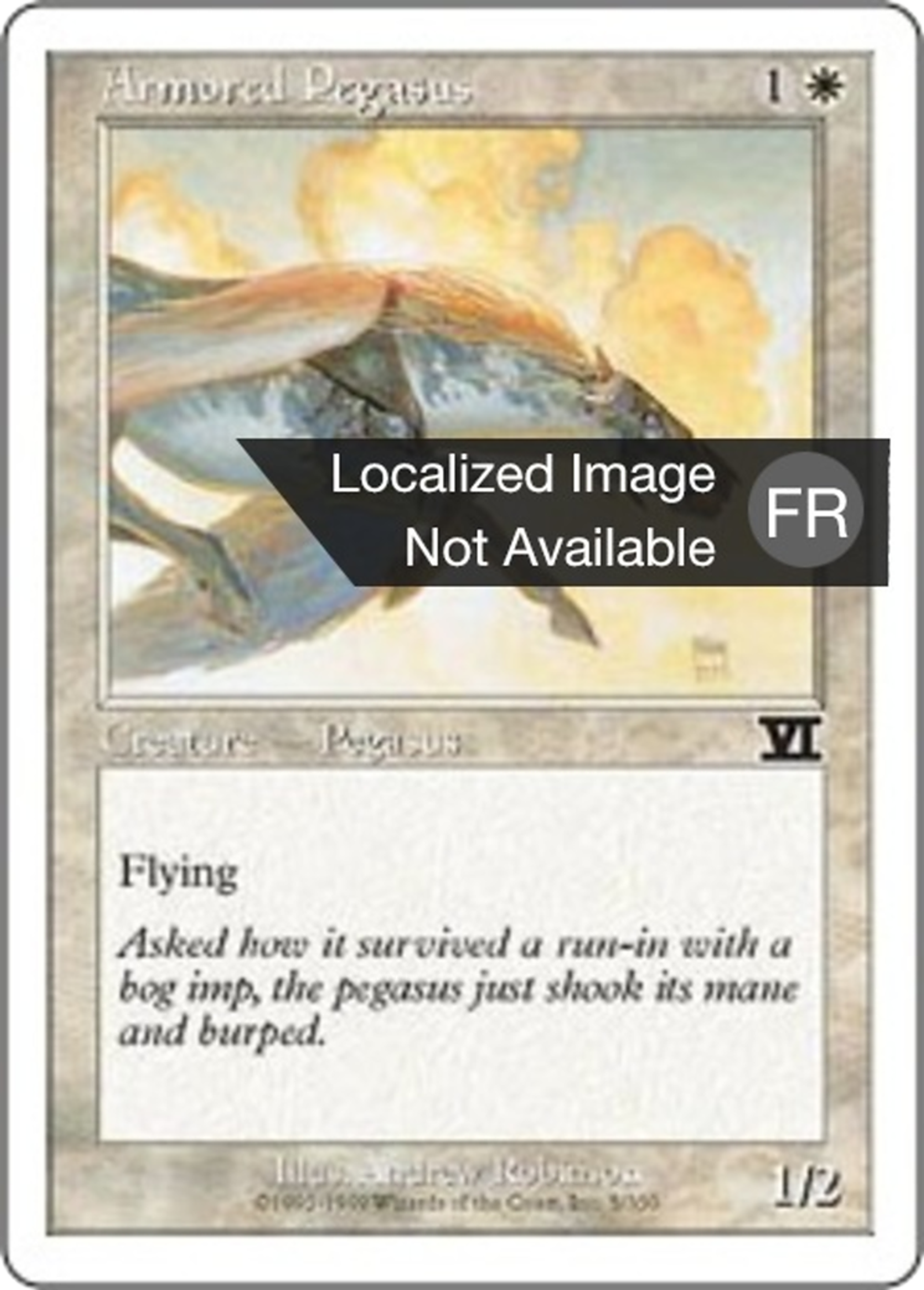 Pégase cuirassé — Classic Sixth Edition — Magic: The Gathering