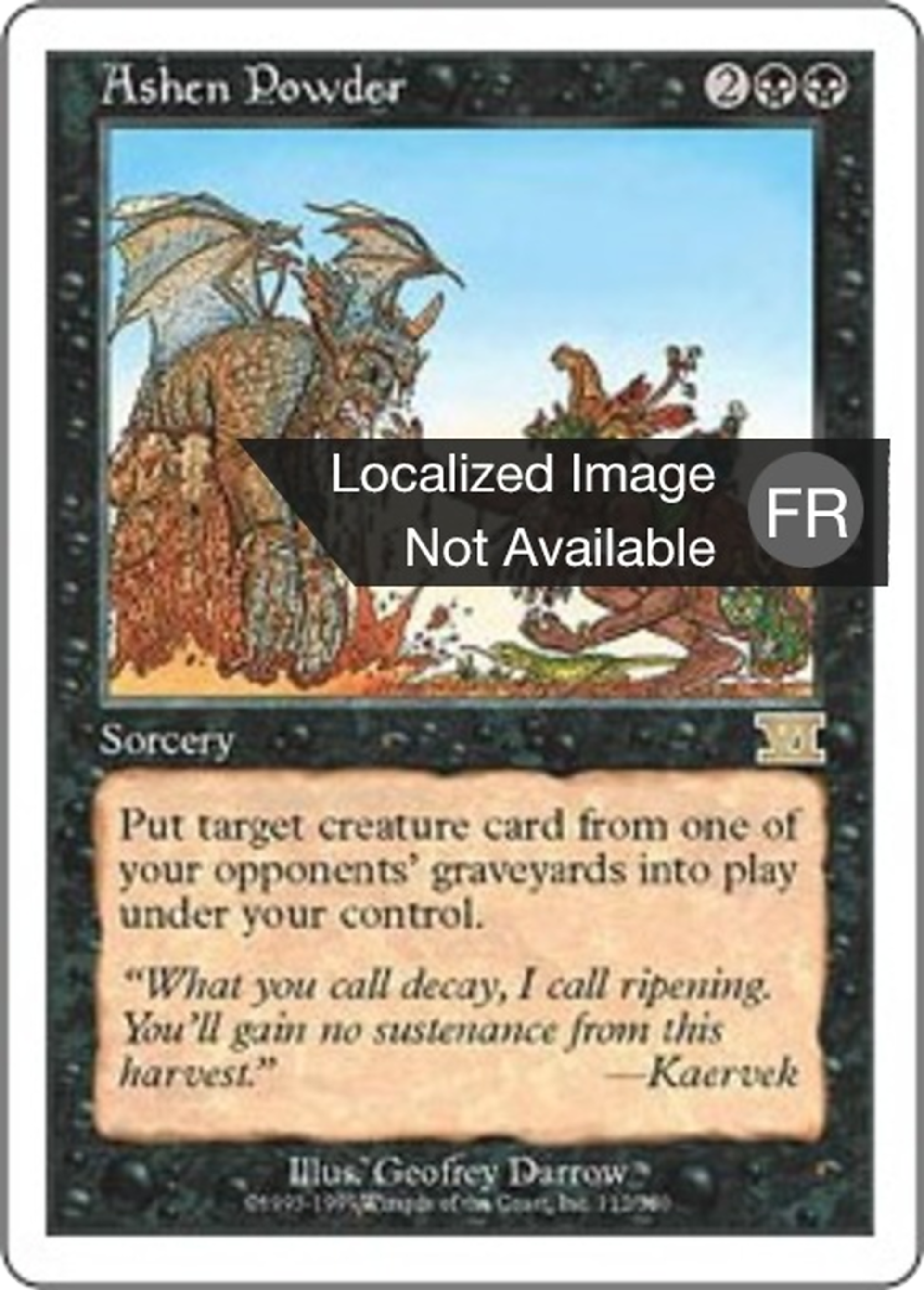 Poudre de cendres — Classic Sixth Edition — Magic: The Gathering