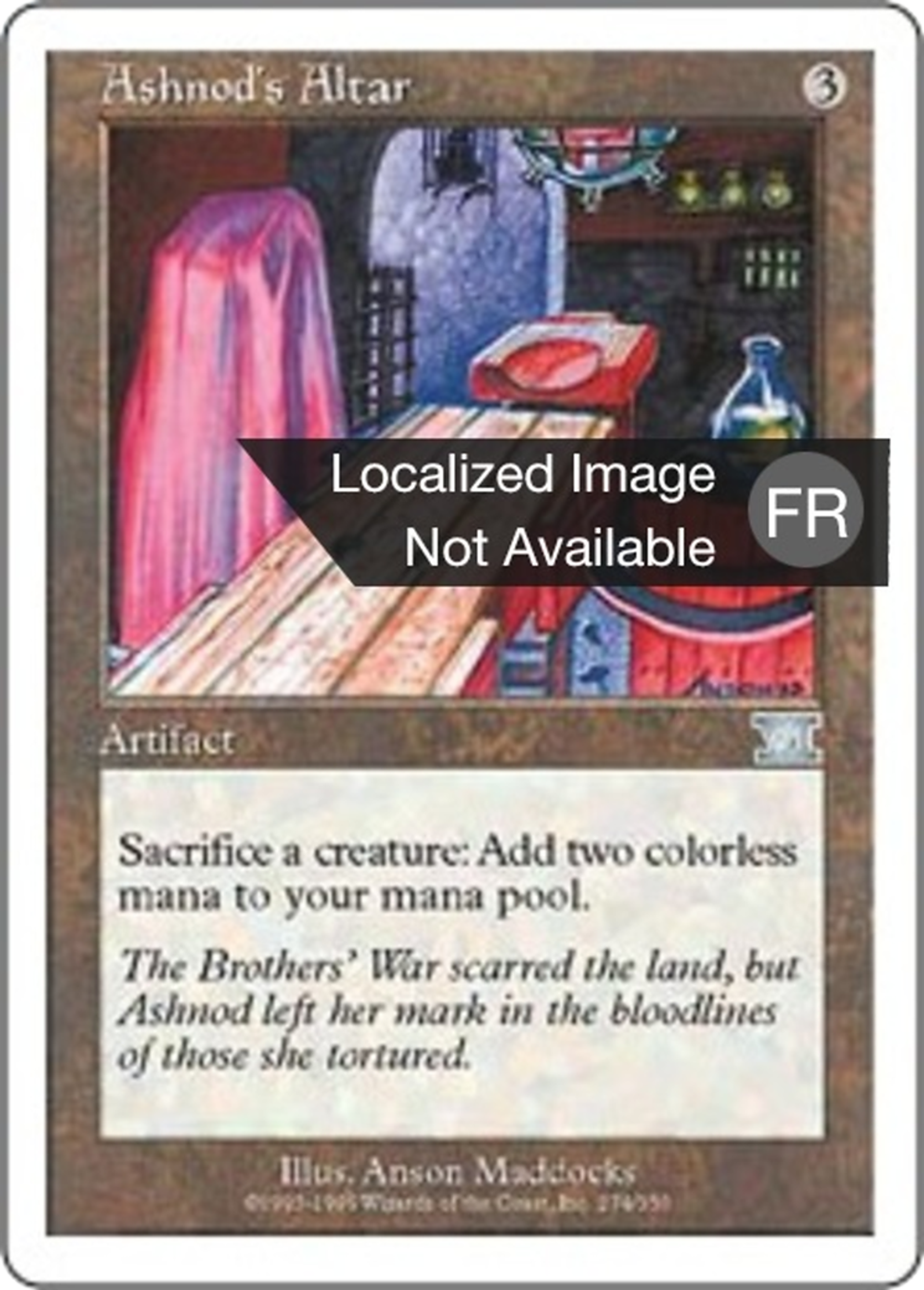 Autel d'Ashnod — Classic Sixth Edition — Magic: The Gathering