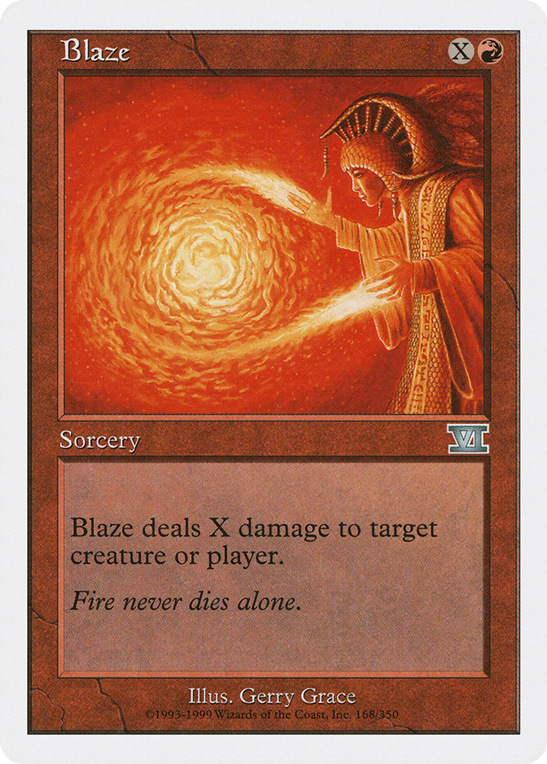 Blaze — Classic Sixth Edition — Magic: The Gathering