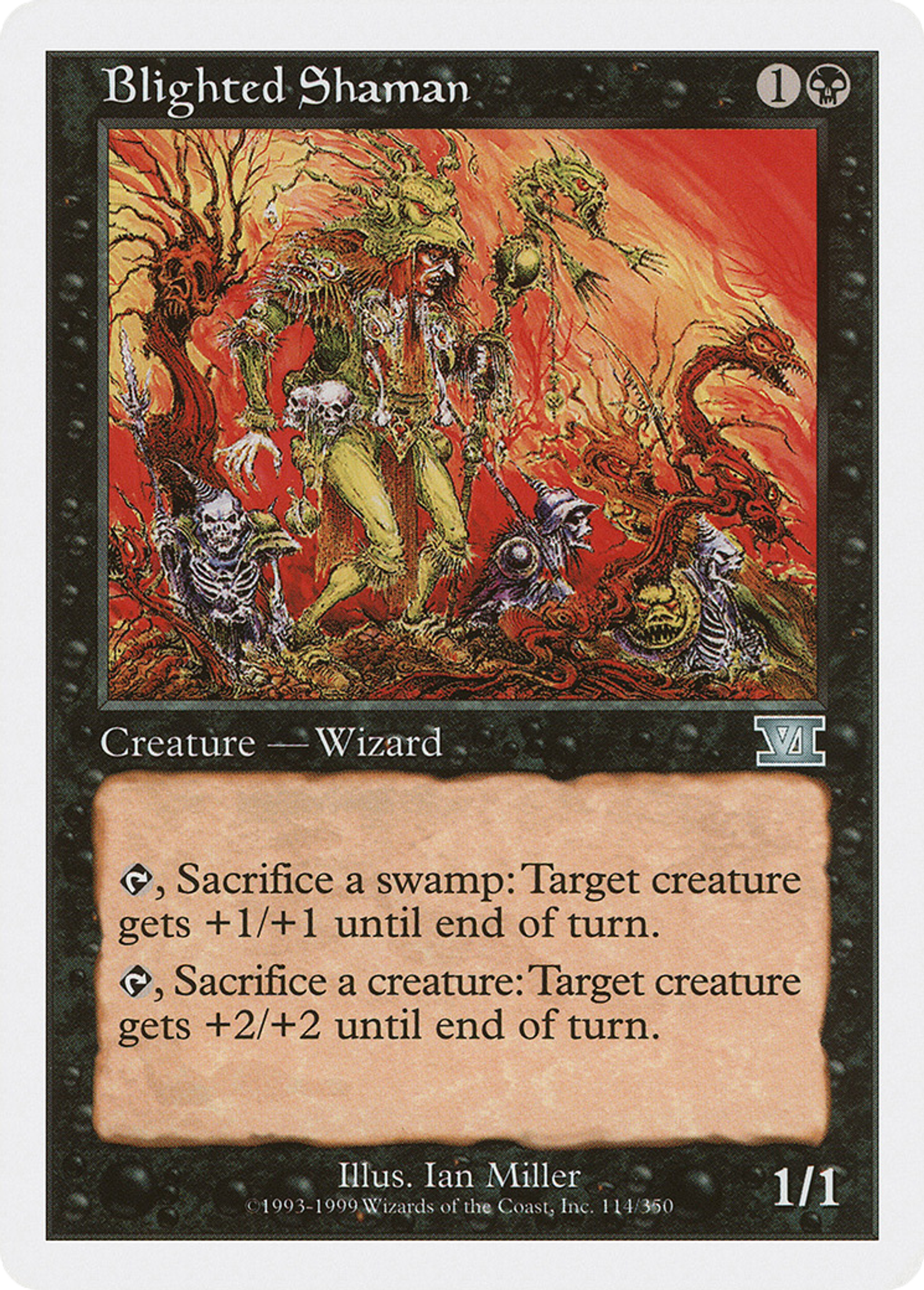 Blighted Shaman — Classic Sixth Edition — Magic: The Gathering