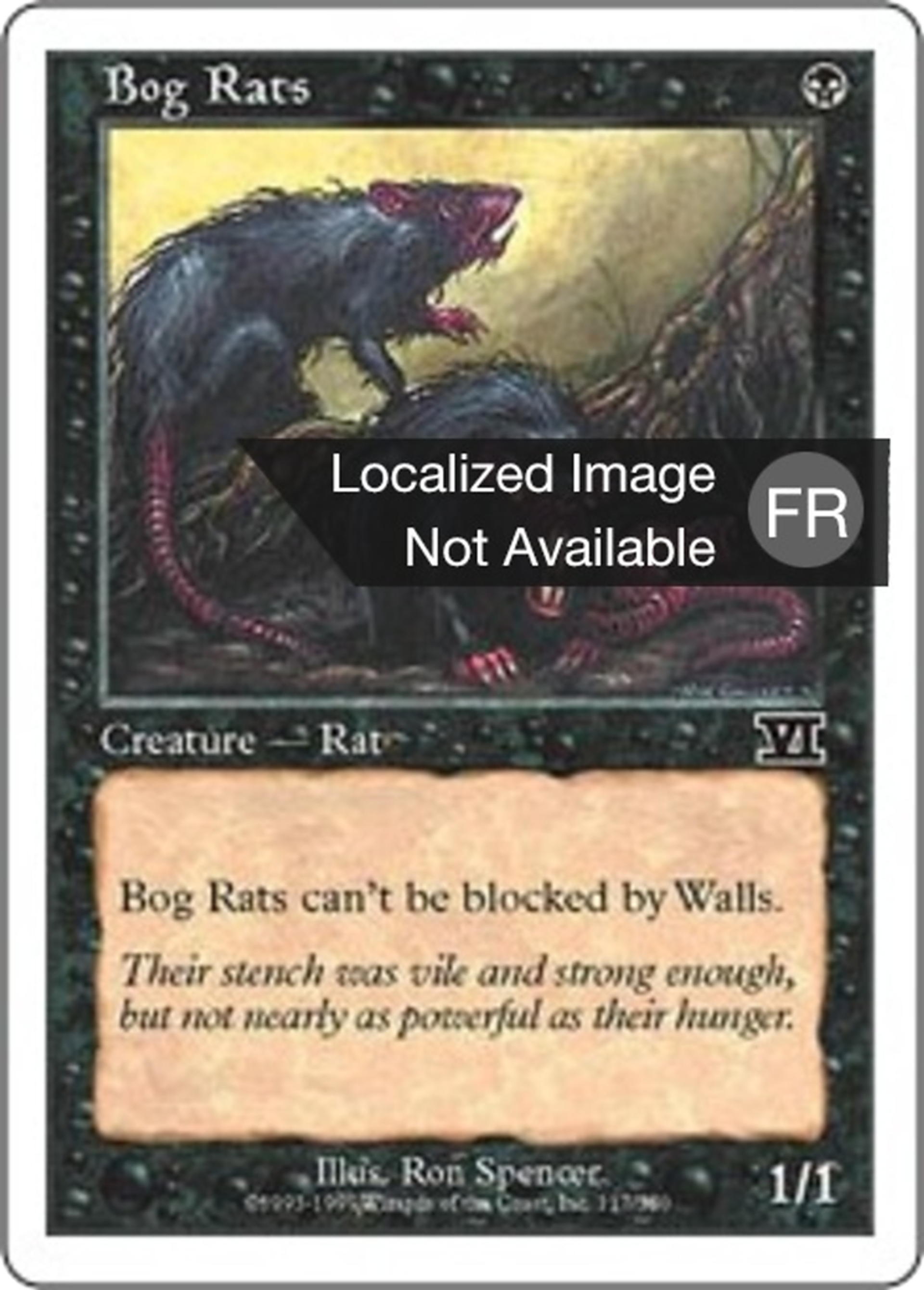 Rats des marécages — Classic Sixth Edition — Magic: The Gathering
