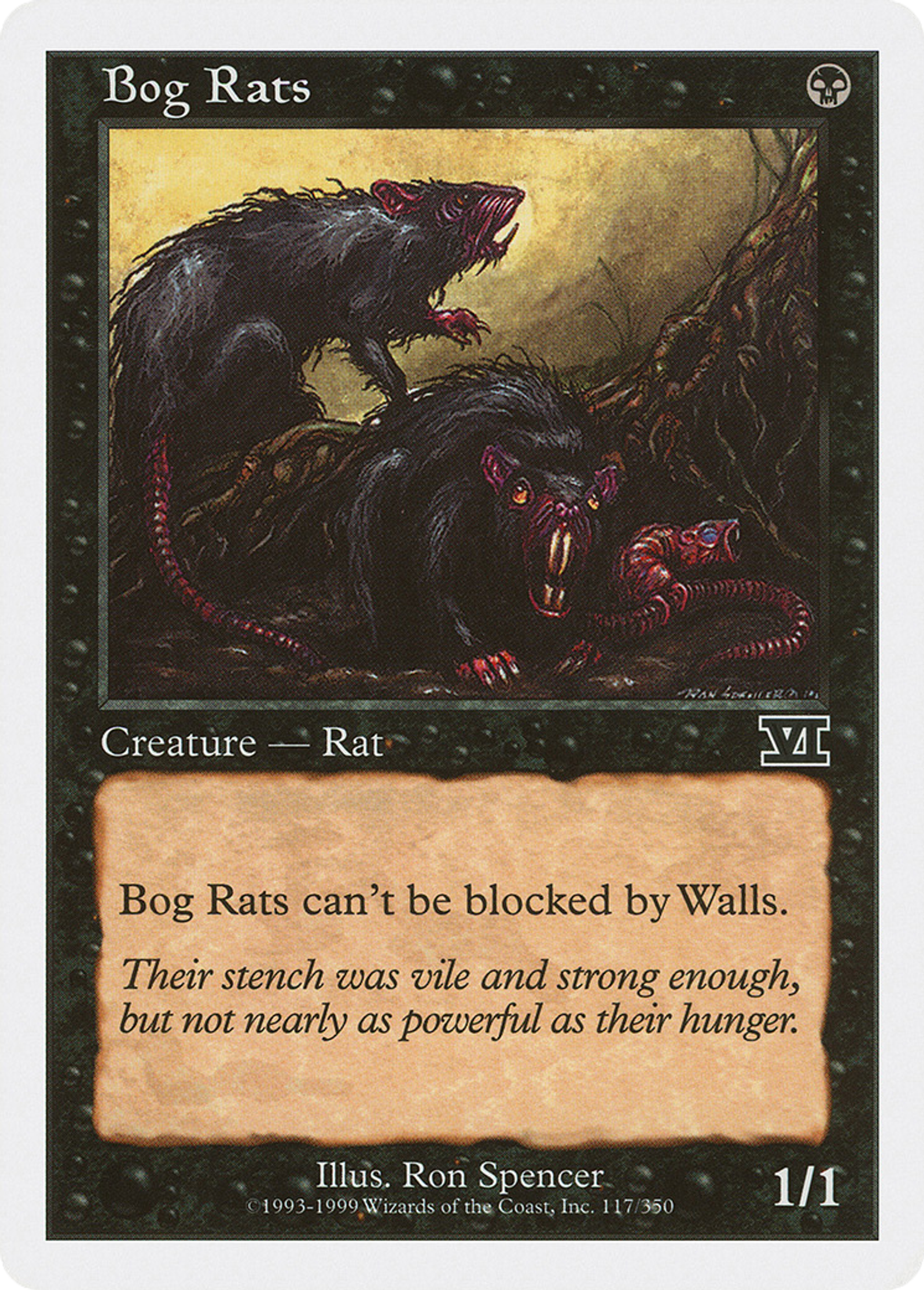 Bog Rats — Classic Sixth Edition — Magic: The Gathering