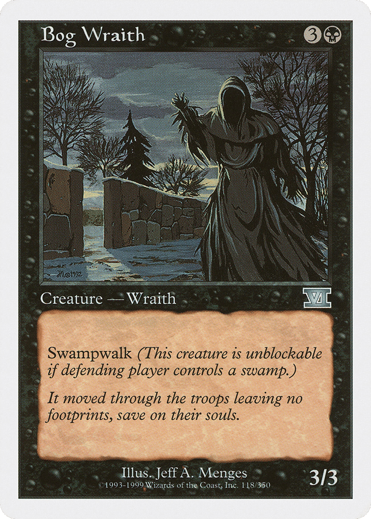 Bog Wraith — Classic Sixth Edition — Magic: The Gathering