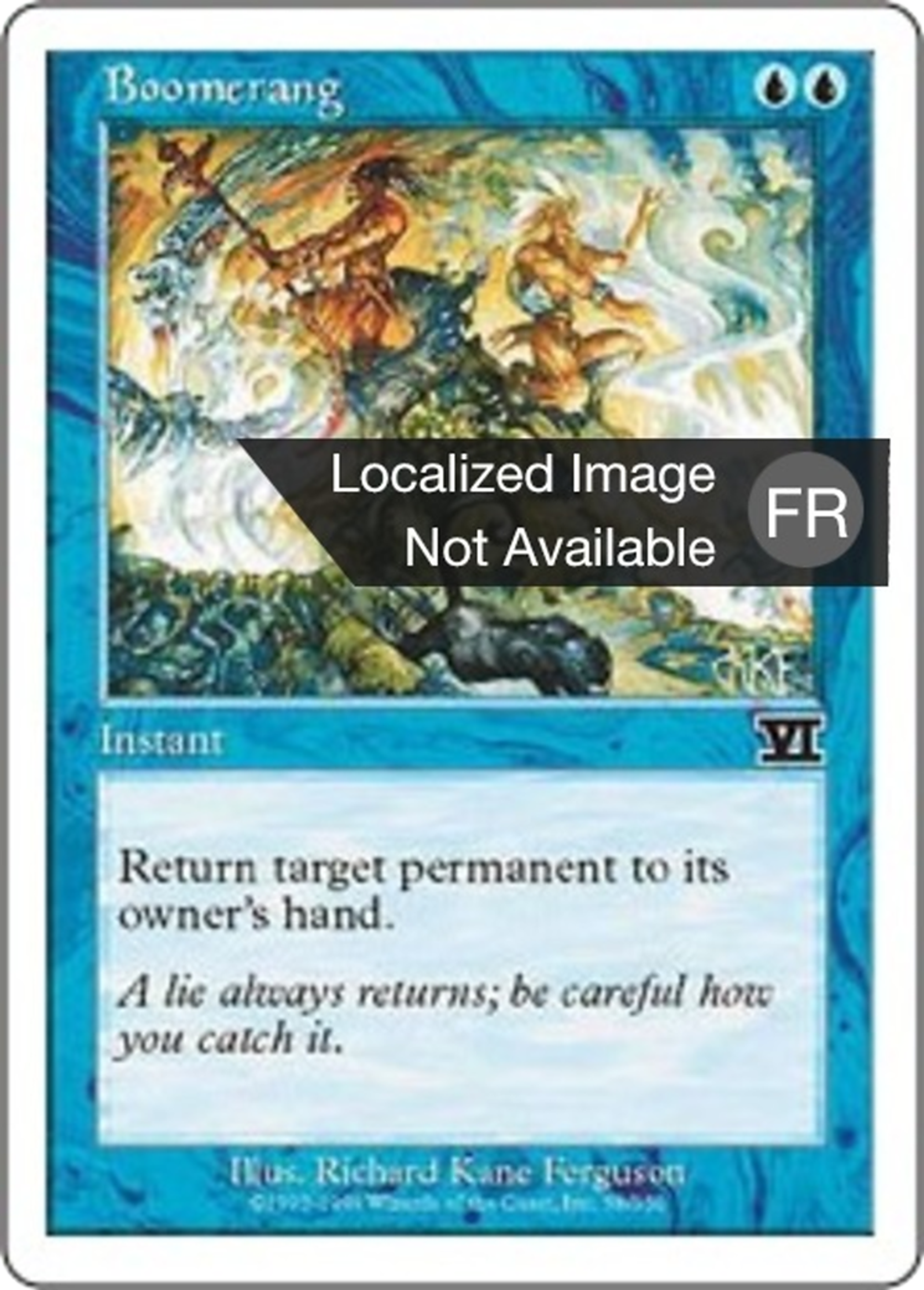 Boomerang — Classic Sixth Edition — Magic: The Gathering