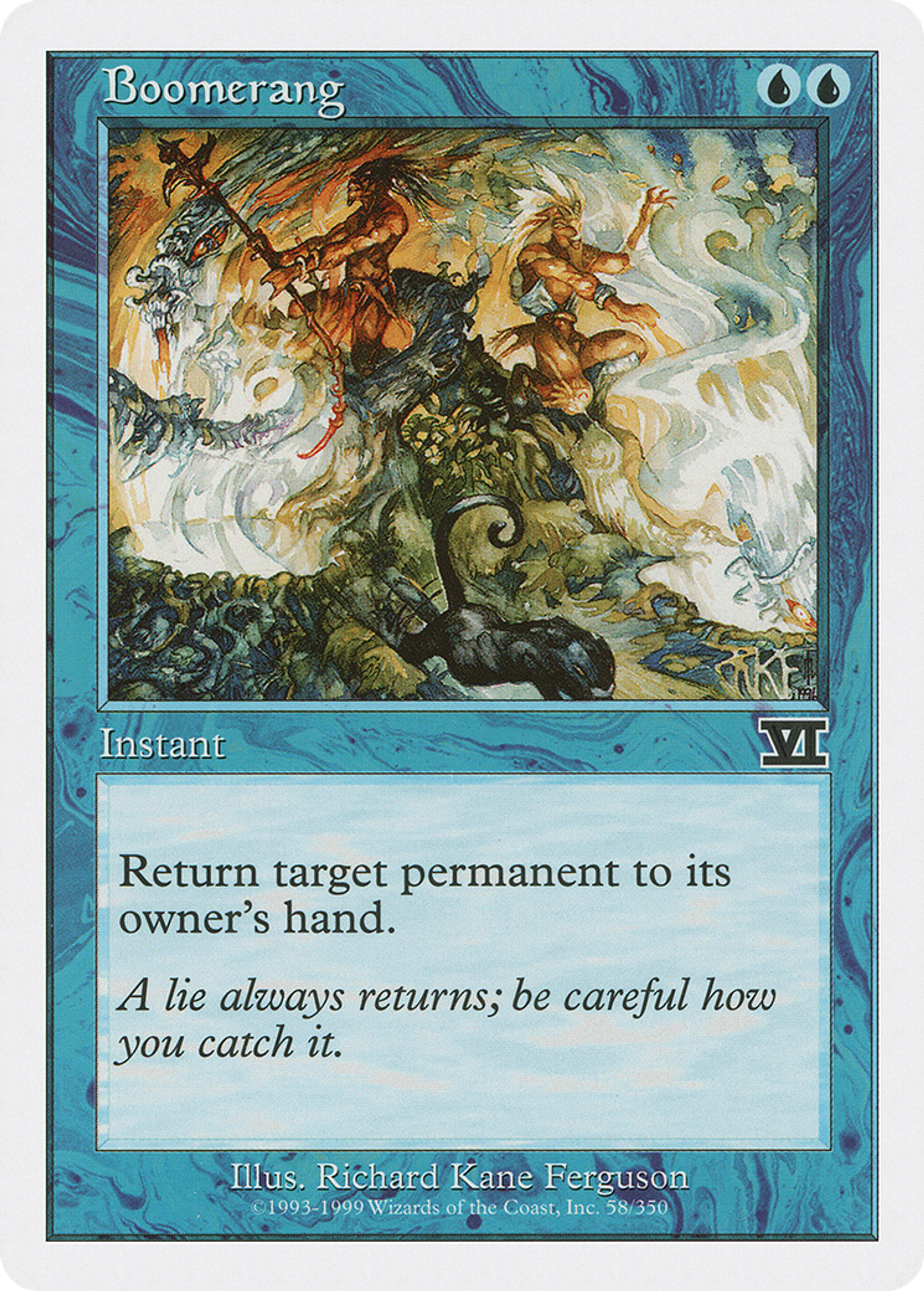 Boomerang — Classic Sixth Edition — Magic: The Gathering