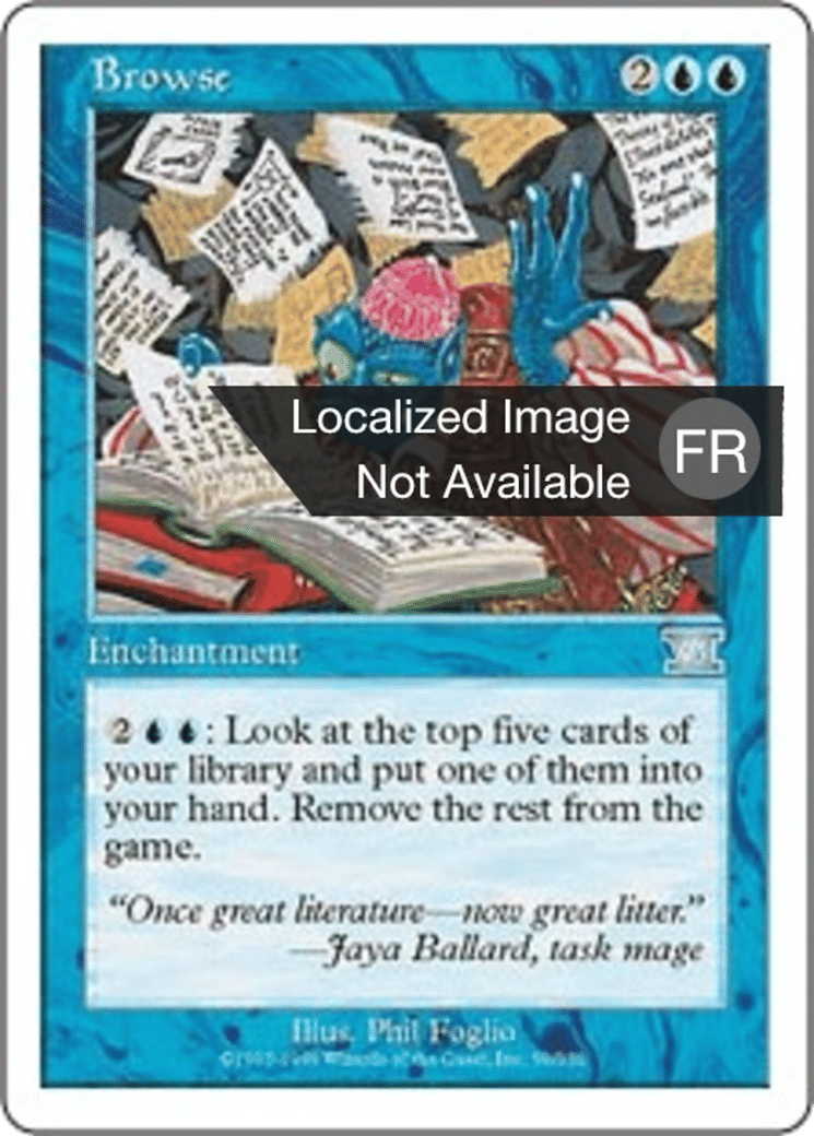 Feuilletage — Classic Sixth Edition — Magic: The Gathering