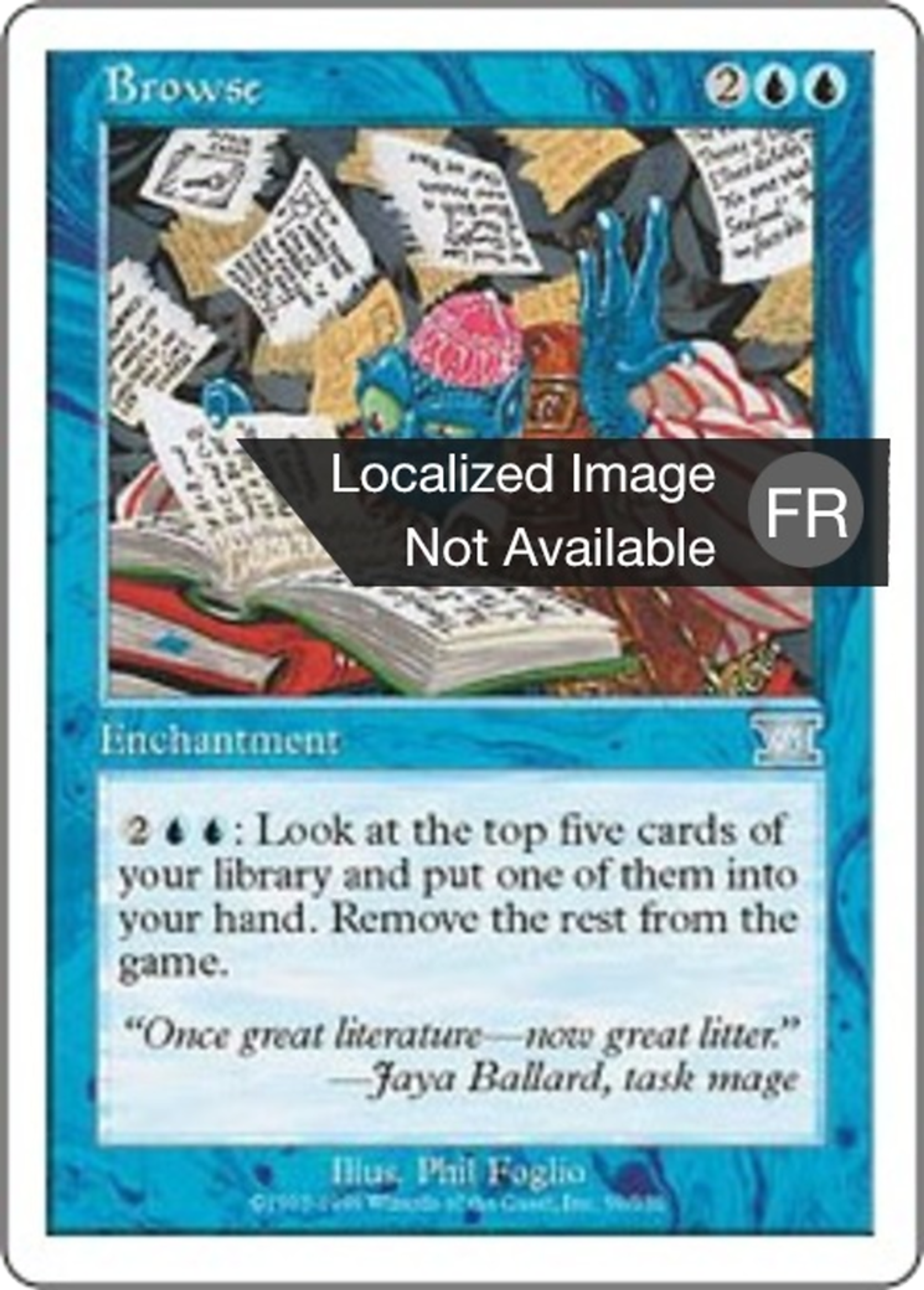 Feuilletage — Classic Sixth Edition — Magic: The Gathering