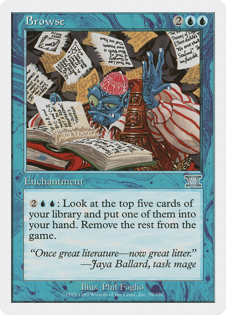 Browse — Classic Sixth Edition — Magic: The Gathering